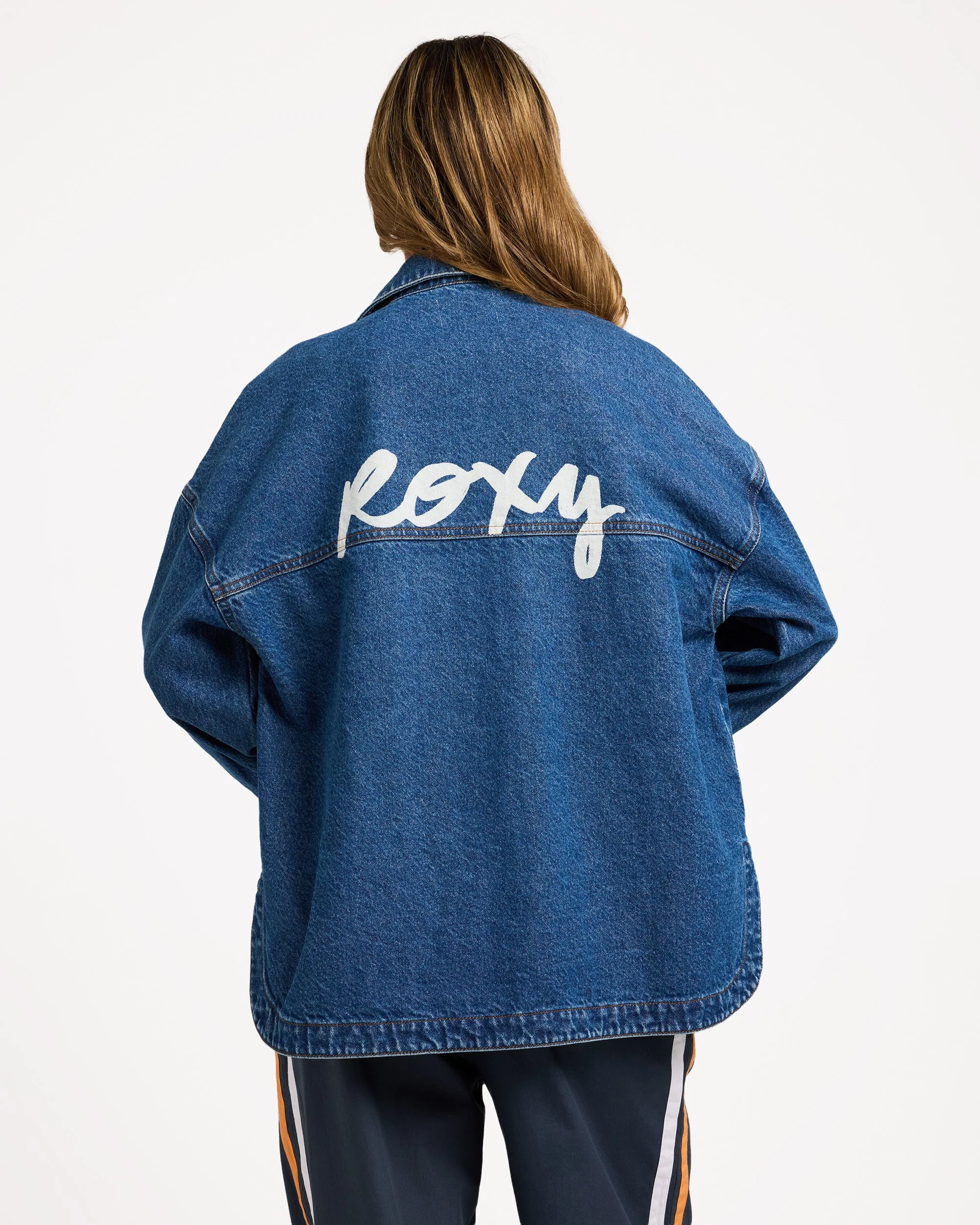 Womens Back Slider Denim Jacket - Image 2