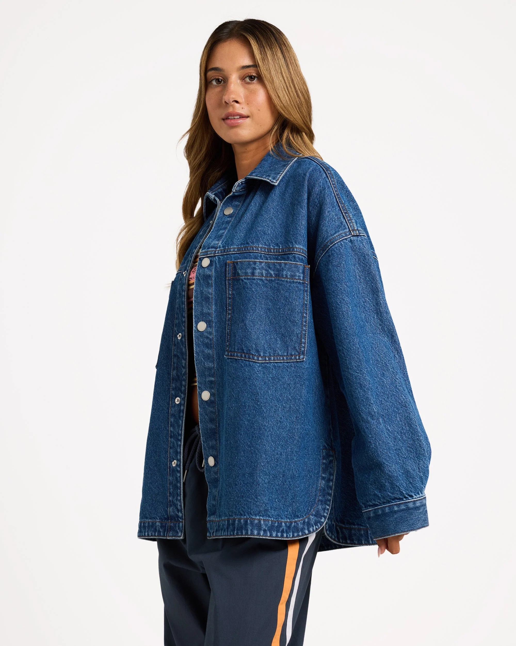 Womens Back Slider Denim Jacket - Image 3