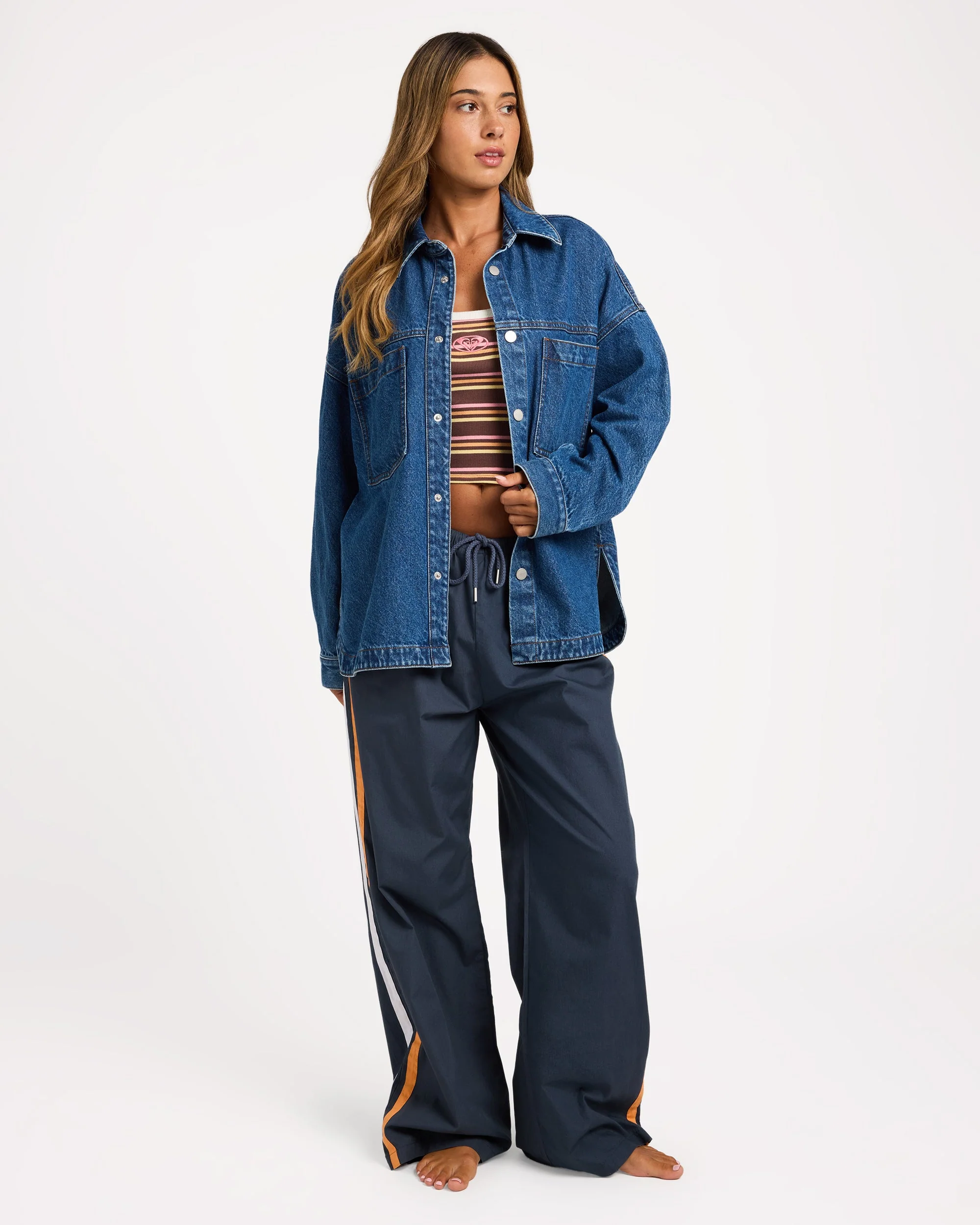 Womens Back Slider Denim Jacket - Image 5