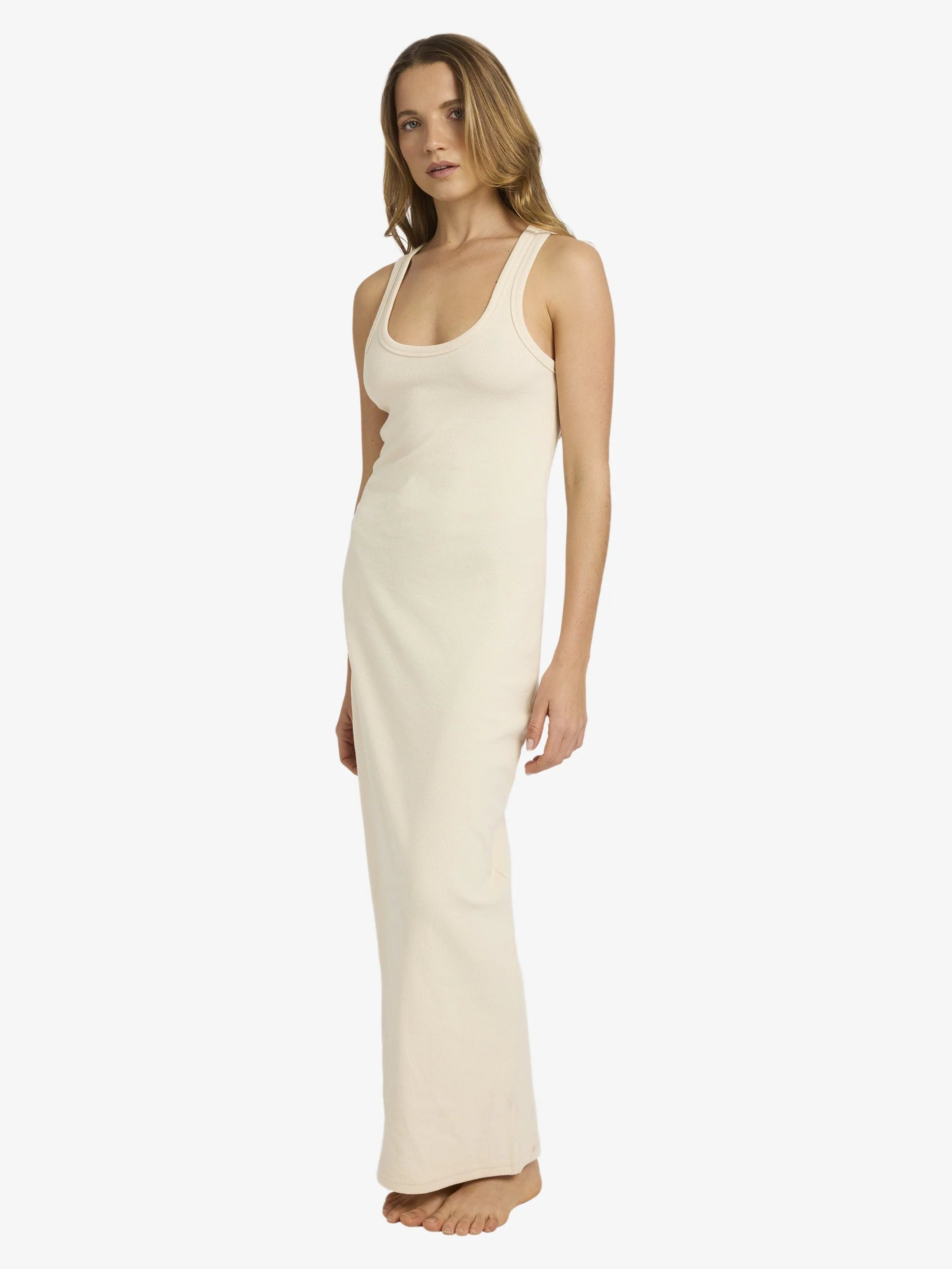 Womens Base Rib Maxi Dress - Image 4