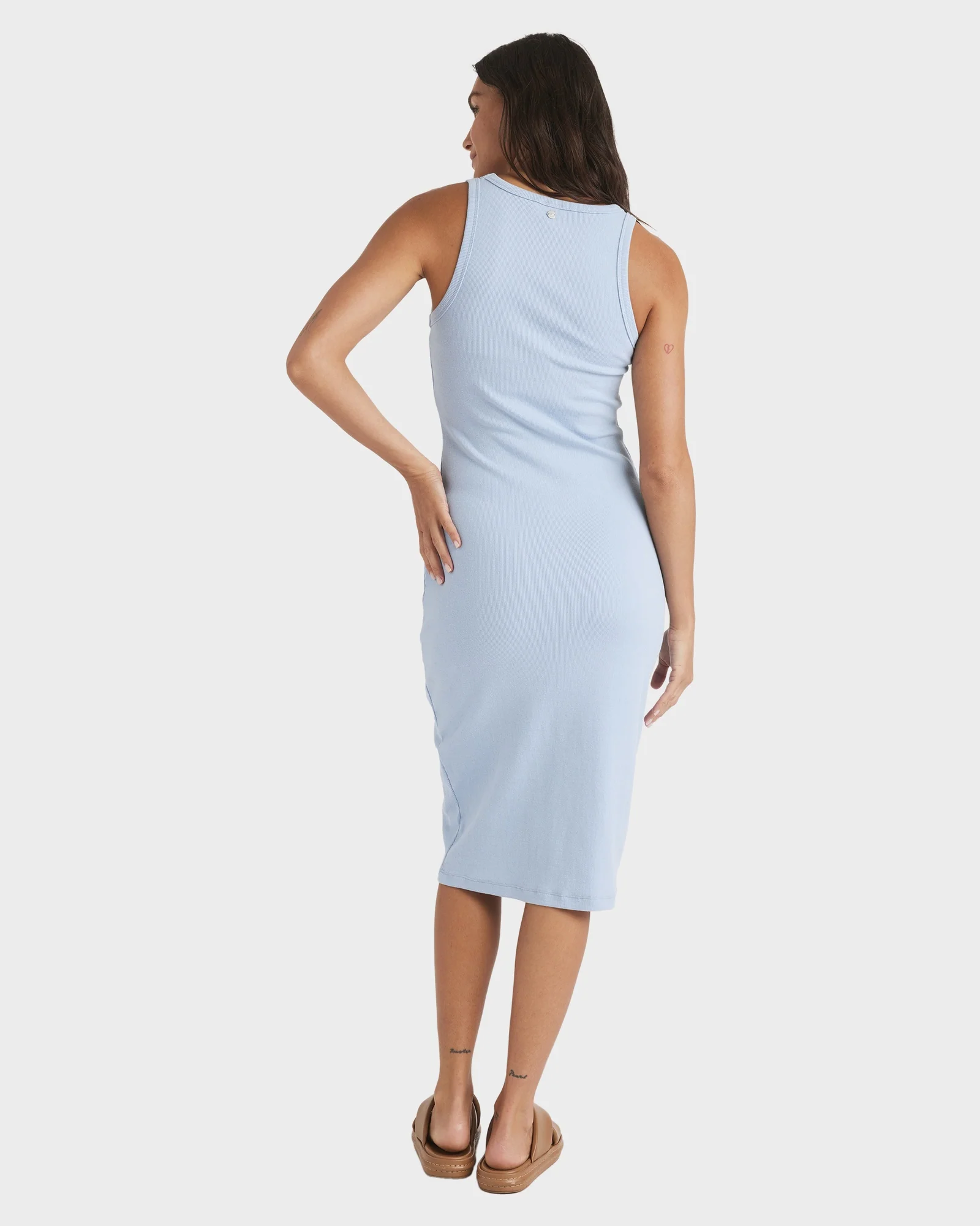 Womens Base Rib Dress - Image 3