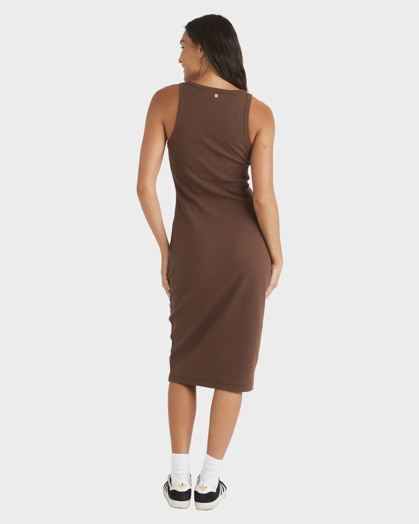 Womens Base Rib Dress - Image 3