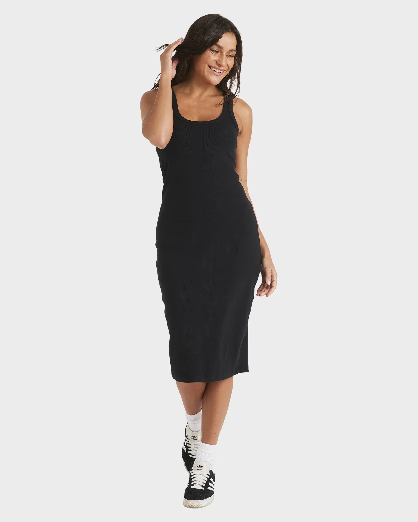 Womens Base Rib Dress - Image 5