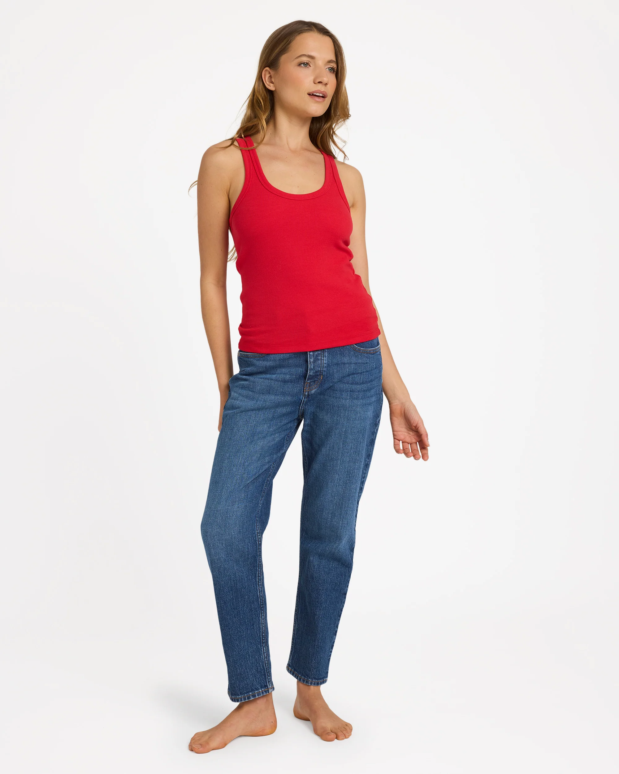 Womens Base Rib Tank Top - Image 5