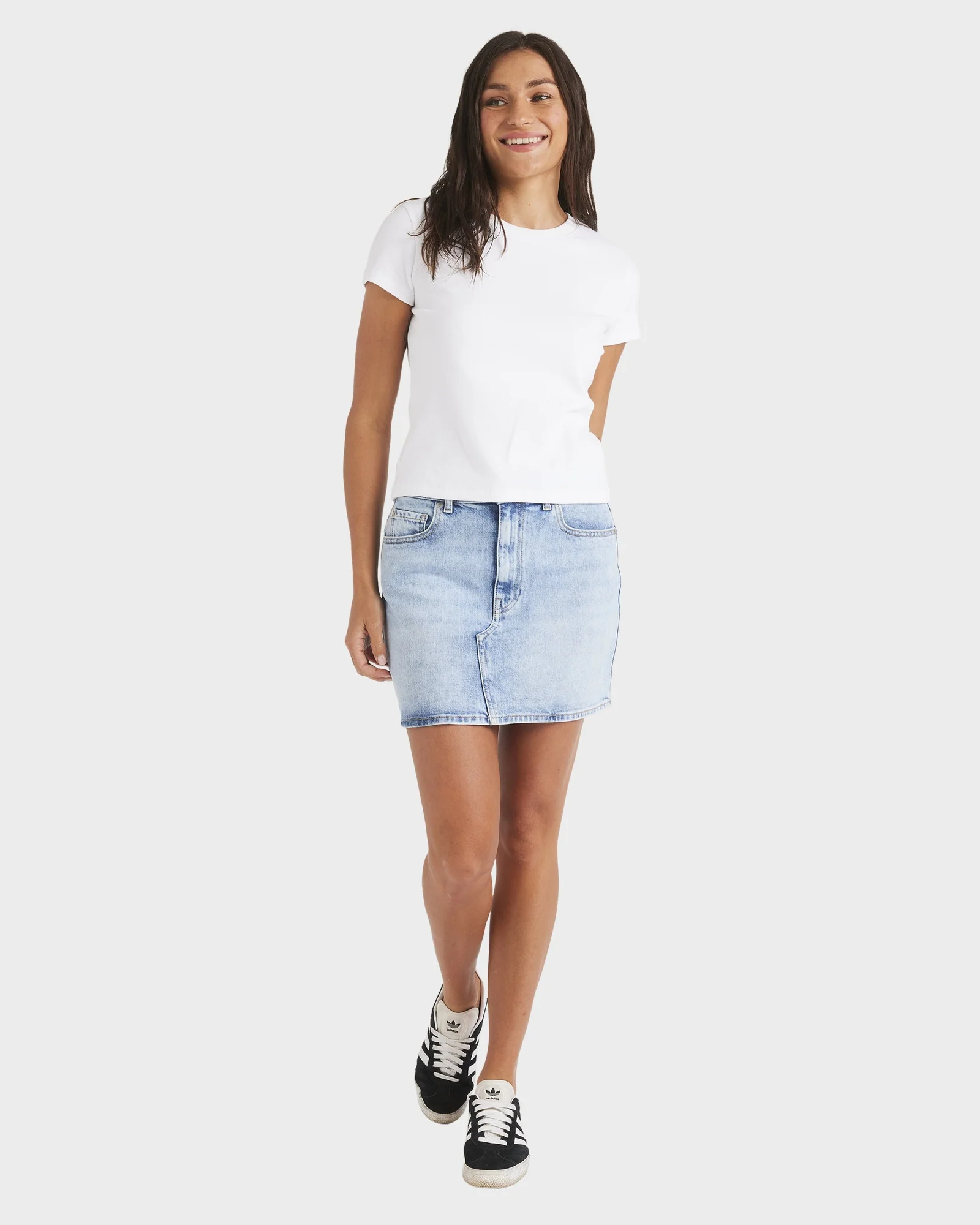 Womens Base Rib Crew Neck T-Shirt - Image 5