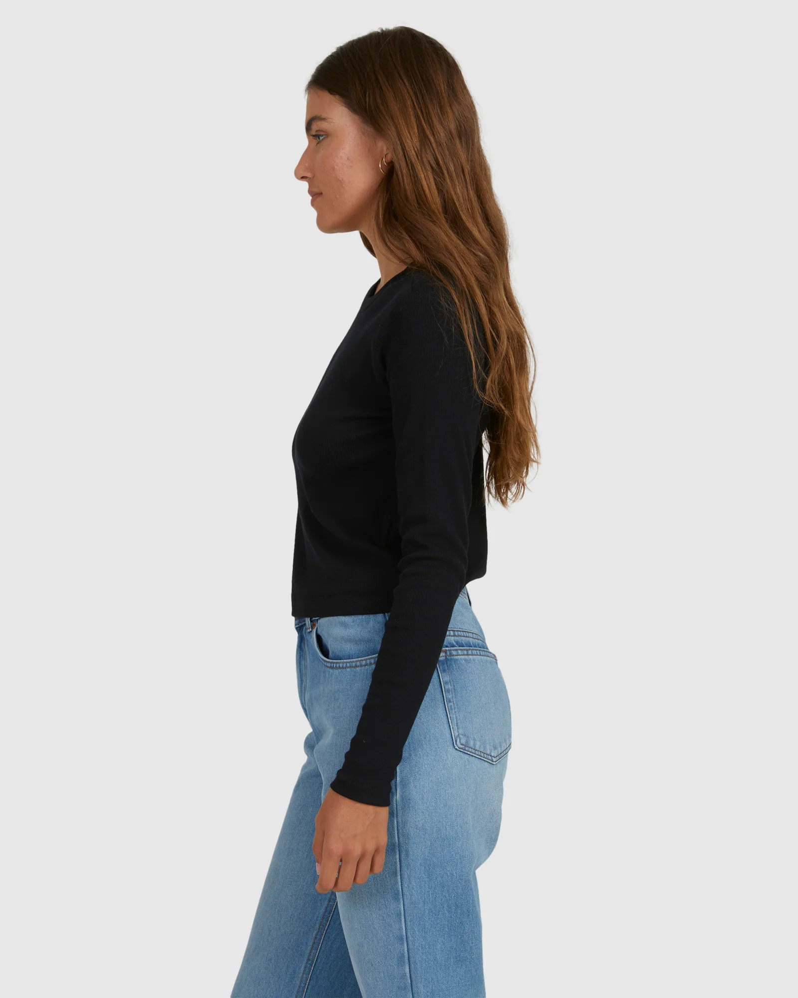 Womens Baseline Ls Tee T-Shirt - Image 2