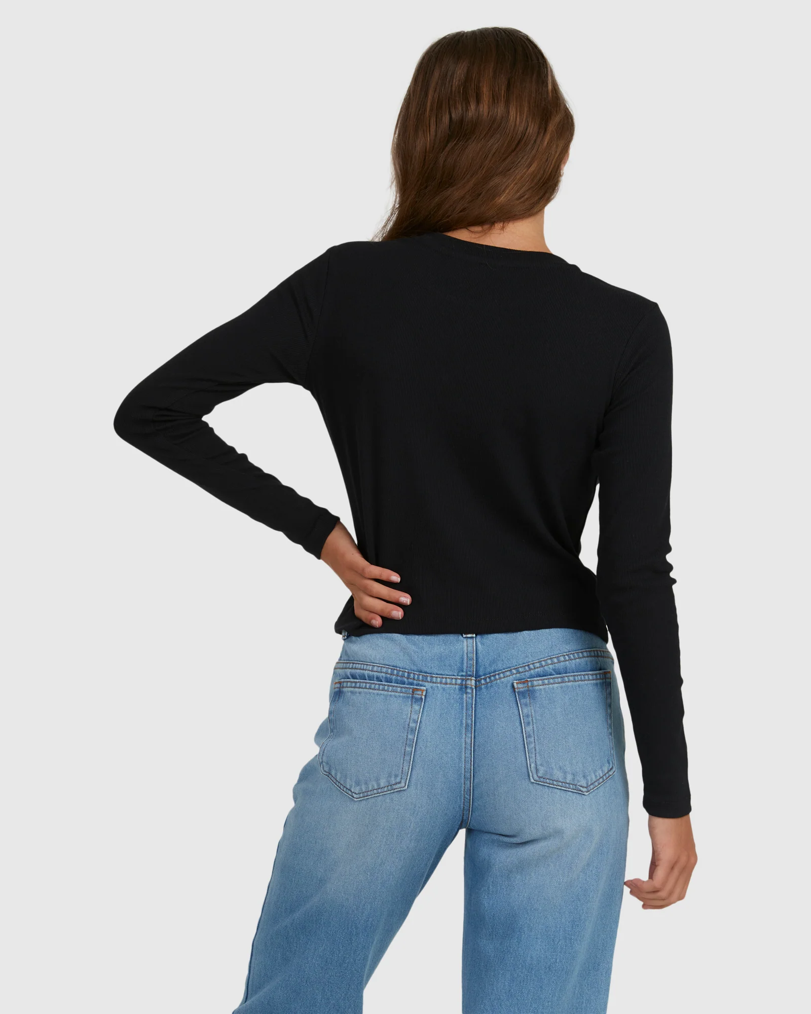 Womens Baseline Ls Tee T-Shirt - Image 3