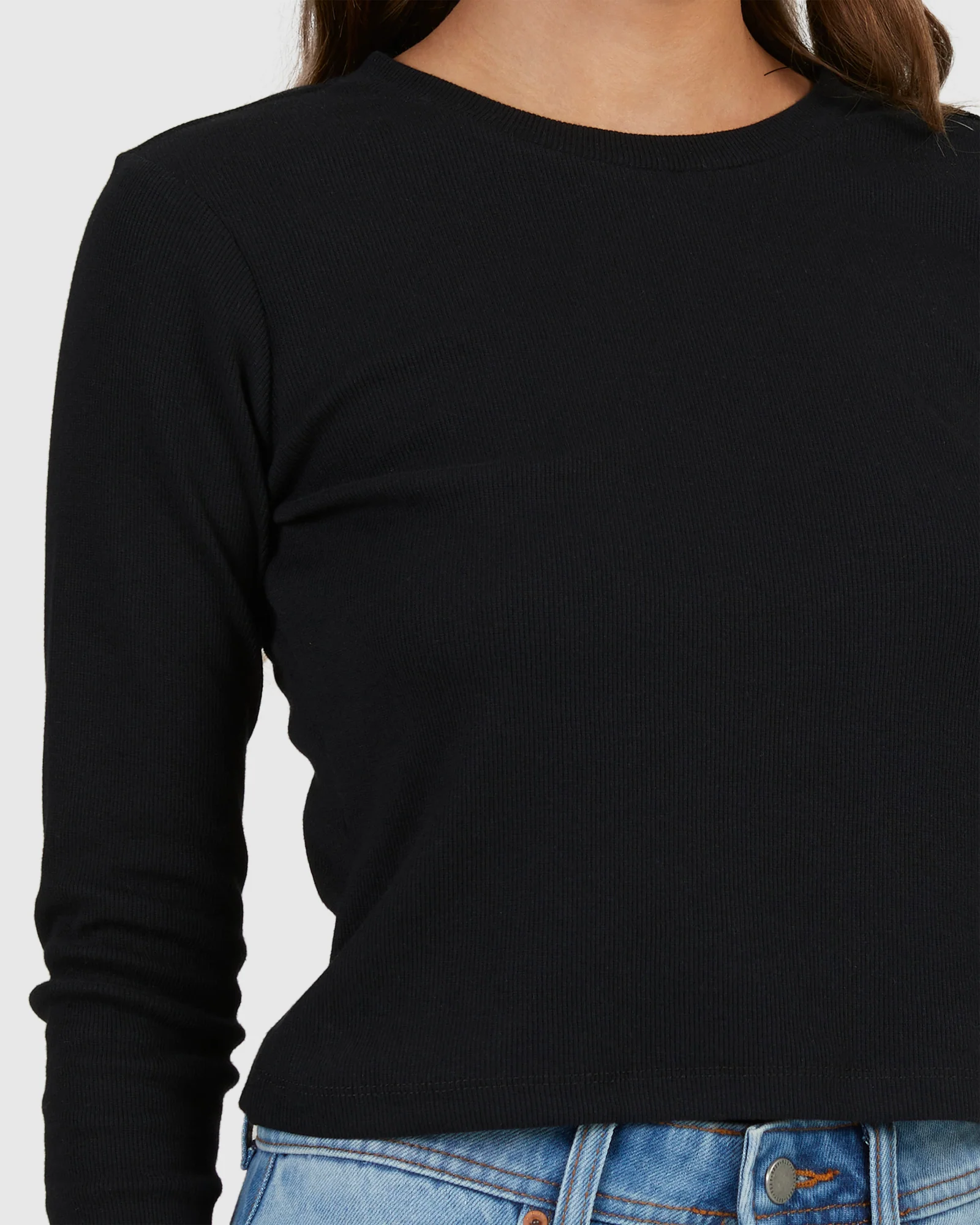 Womens Baseline Ls Tee T-Shirt - Image 4