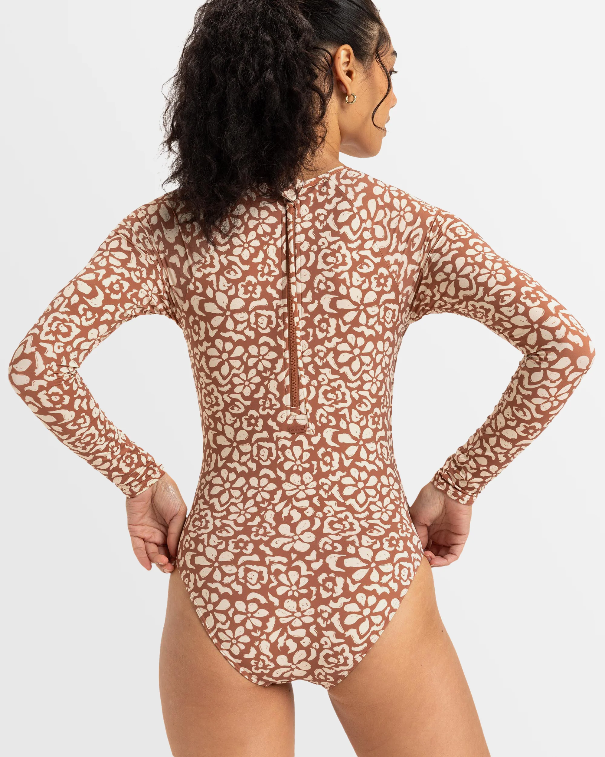 Womens Basic Long Sleeve One Piece - Image 3