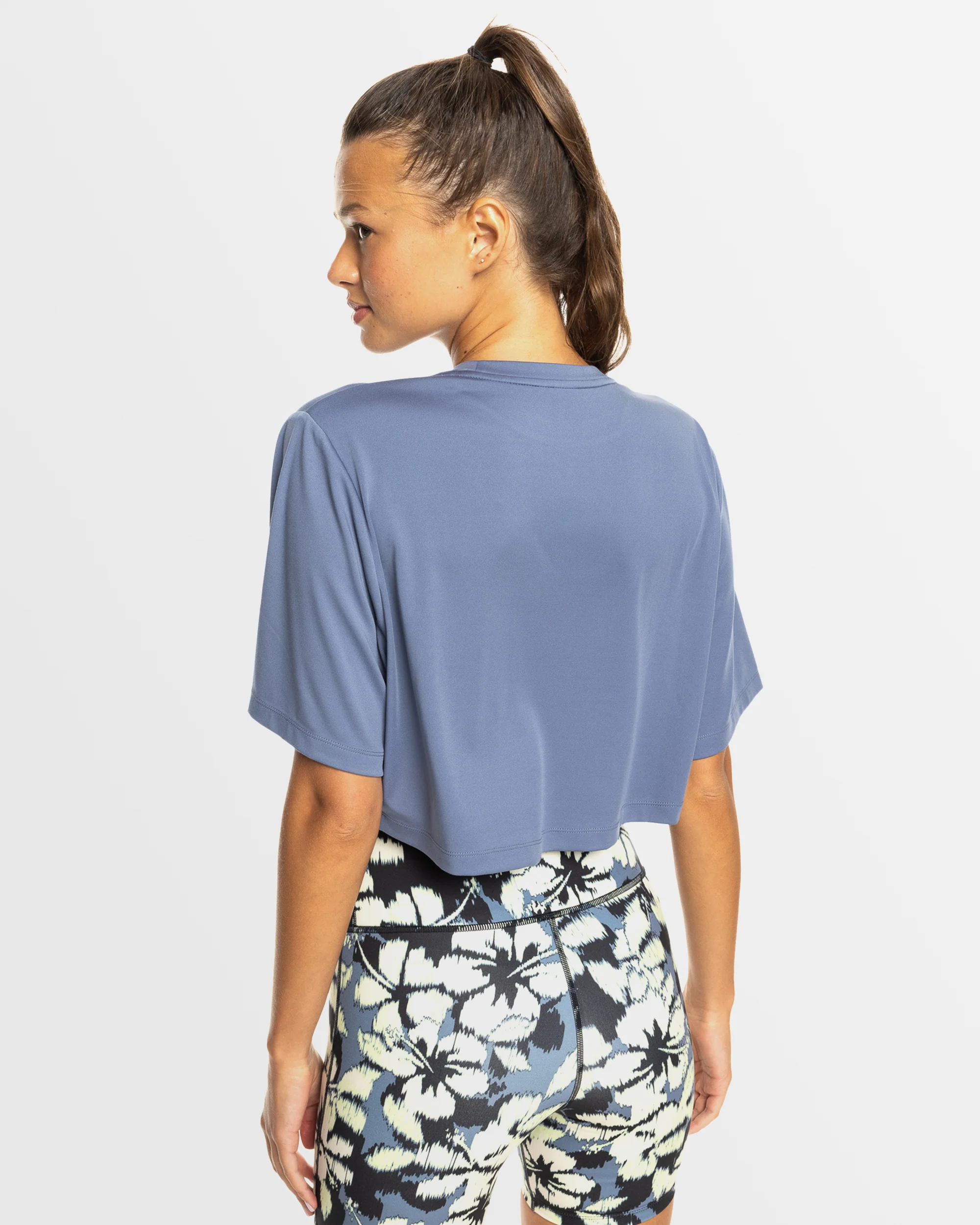 Womens Beach Bound Short Sleeve Cropped T-Shirt - Image 3