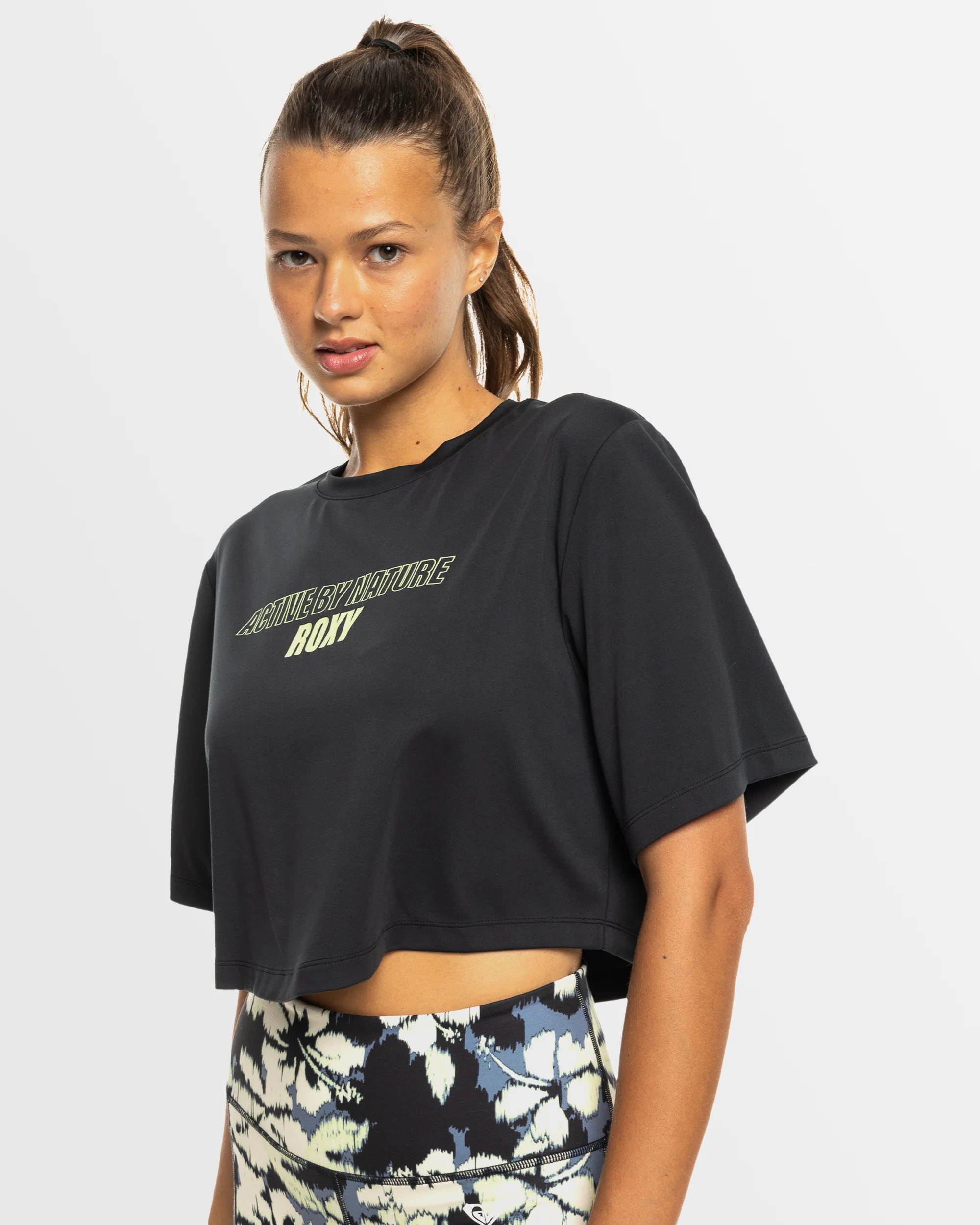 Womens Beach Bound Short Sleeve Cropped T-Shirt - Image 2