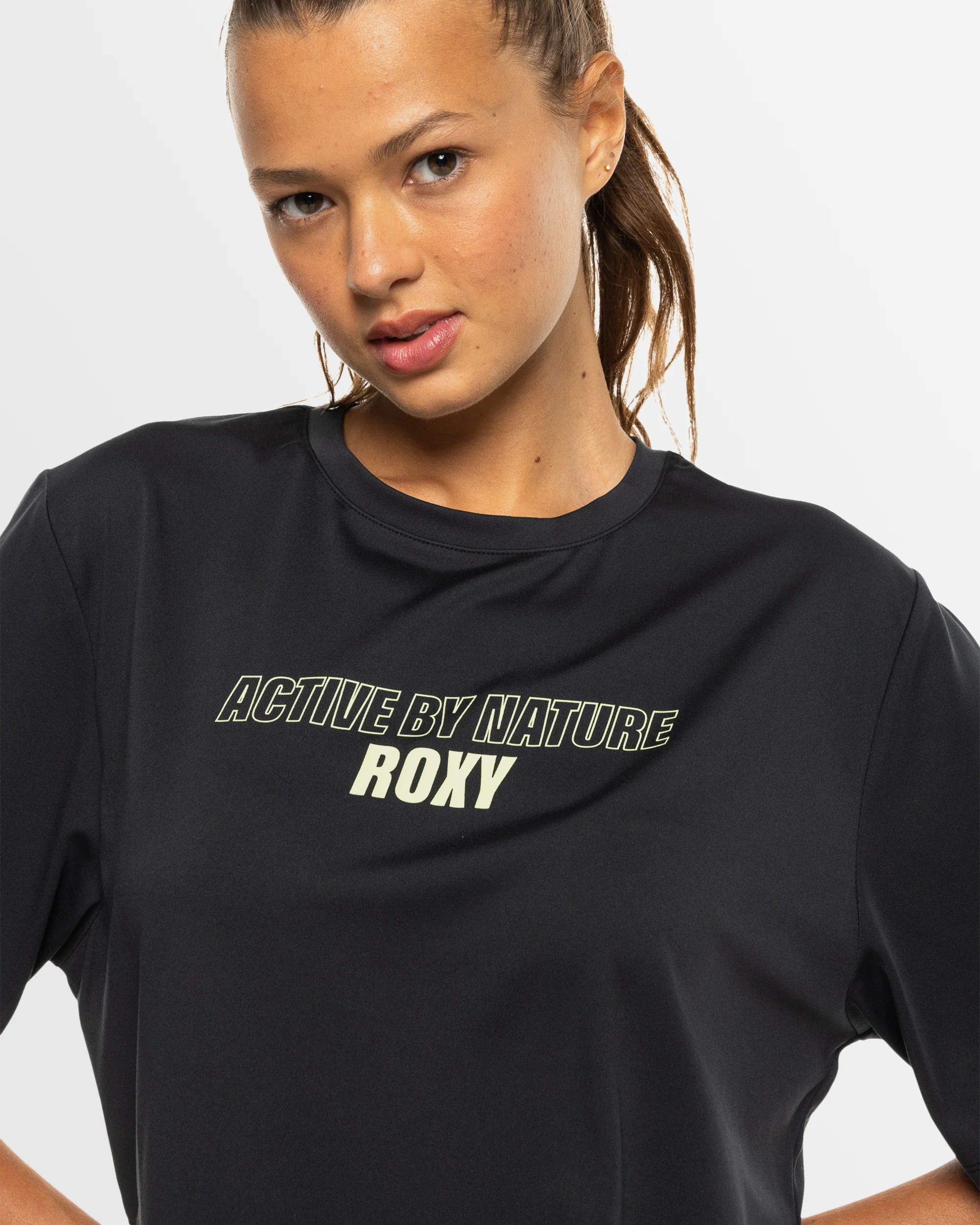 Womens Beach Bound Short Sleeve Cropped T-Shirt - Image 4