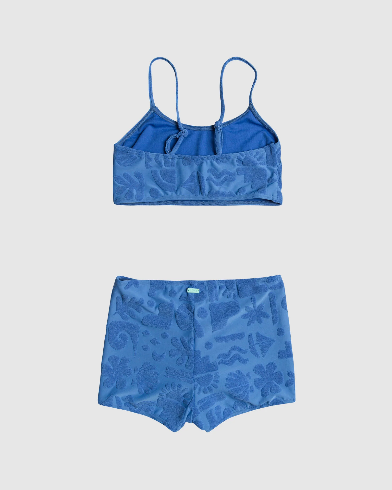 Girls 8-16 Beach Check Crop Top Set - Image 2