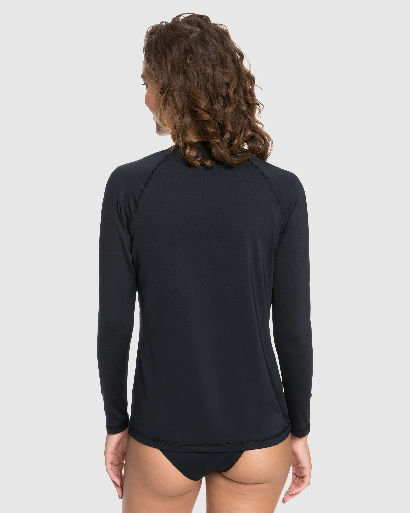 Womens Beach Classics Ls Lycra Rashguard - Image 3