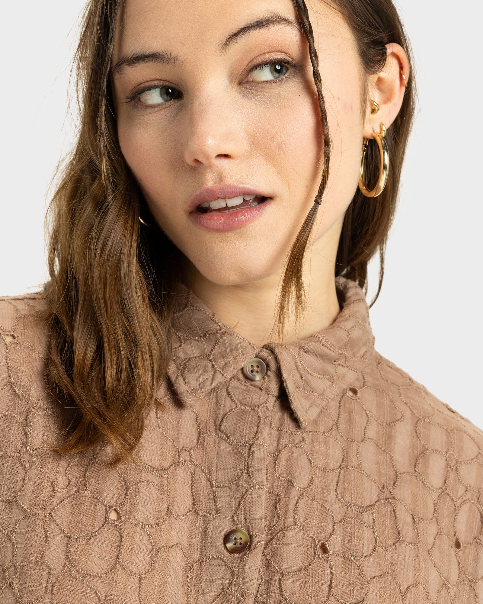 Womens Beach Nostalgia Eyelet Top - Image 5