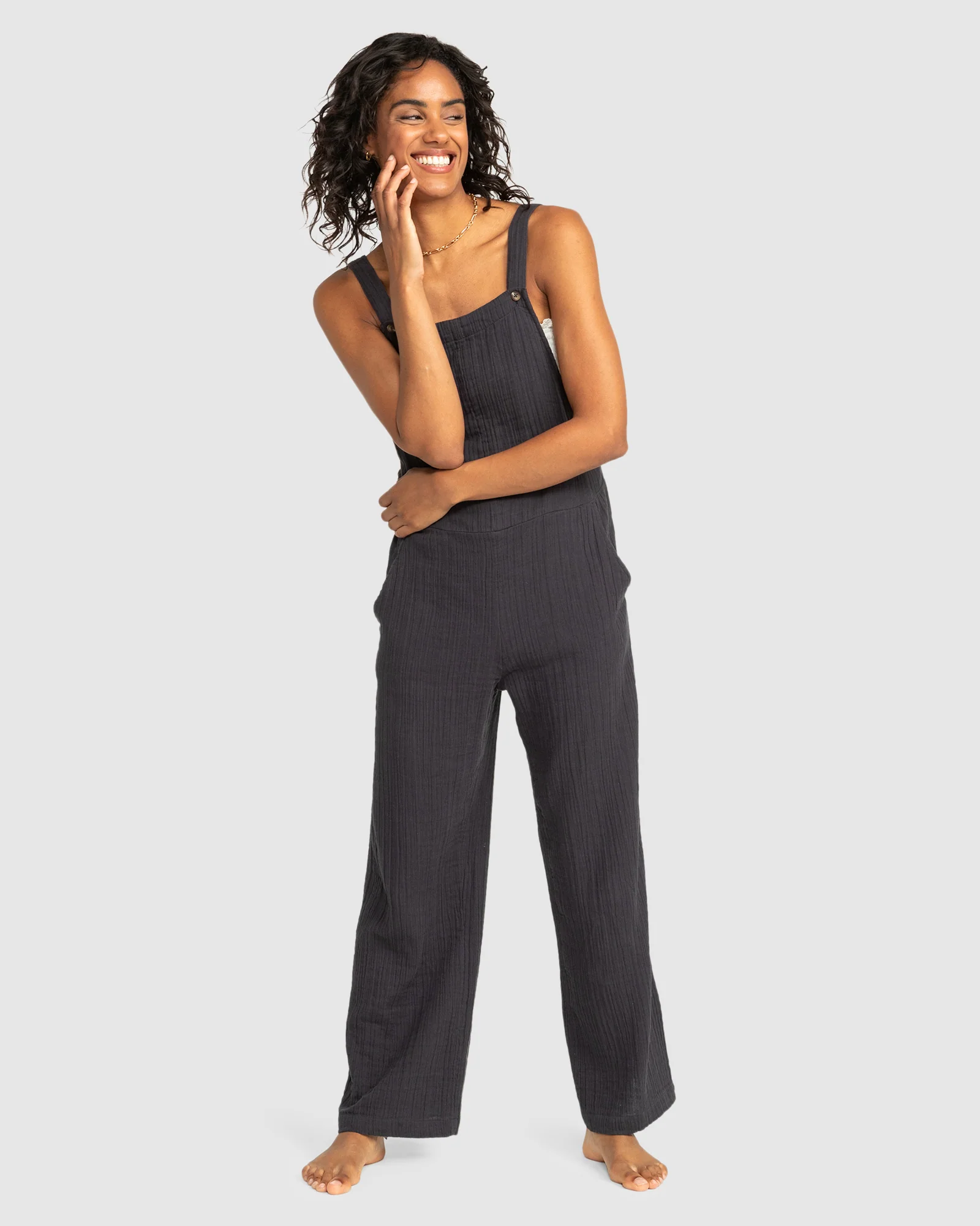 Womens Beachside Dreaming Strappy Jumpsuit - Image 5