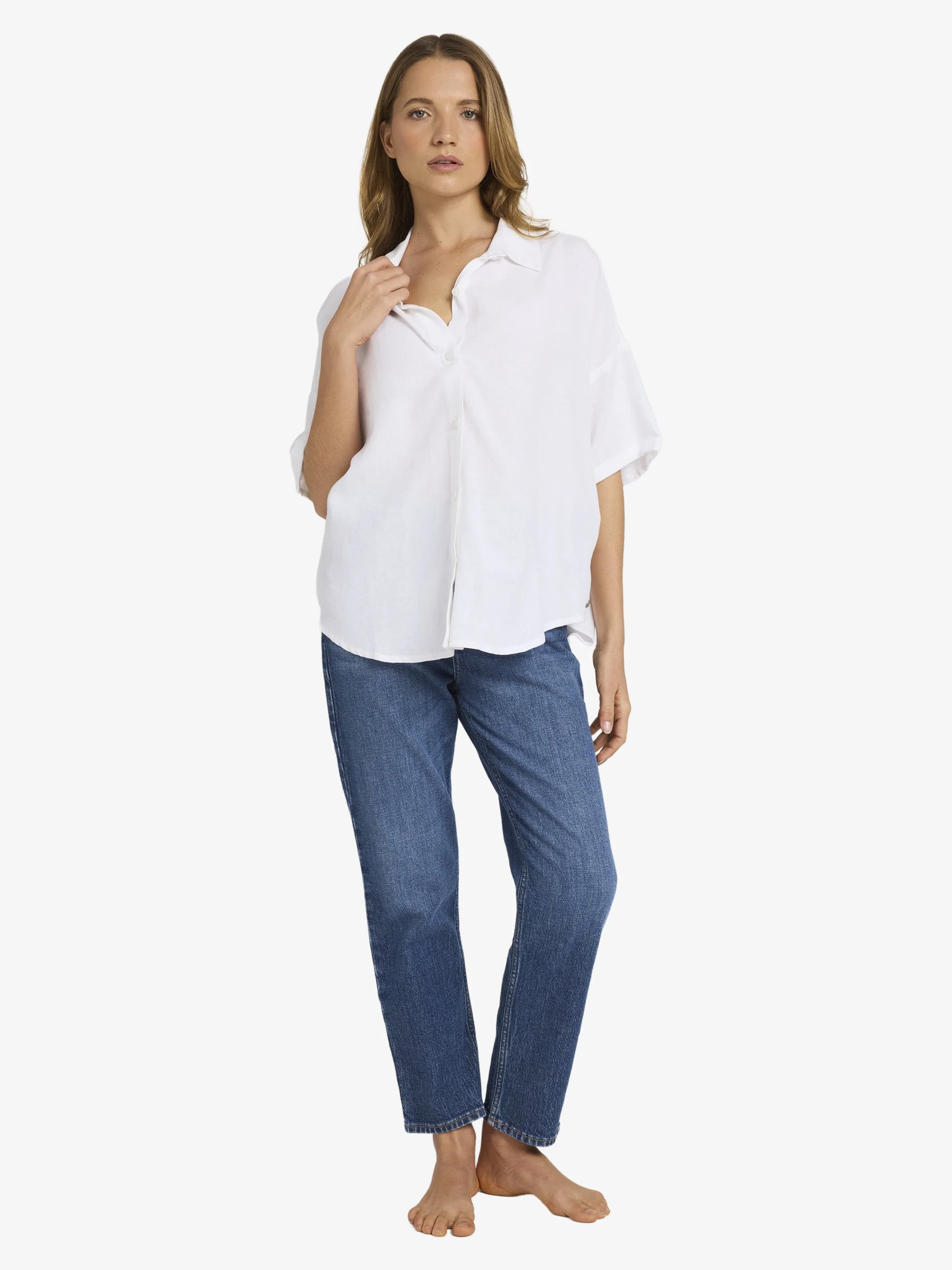 Womens beachy Nastalgia Short Sleeve Shirt - Image 5