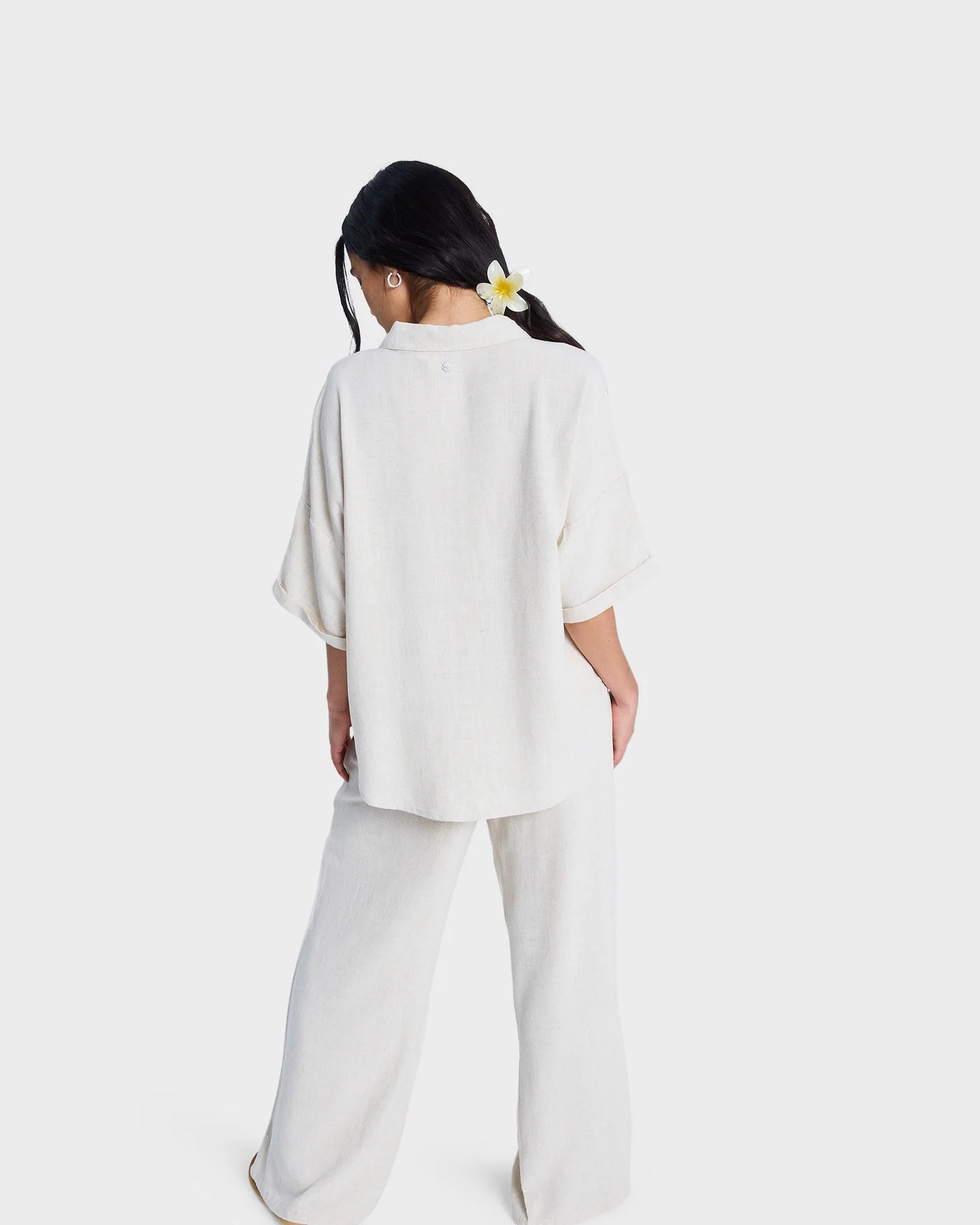 Womens Beachy Short Sleeve Shirt - Image 2