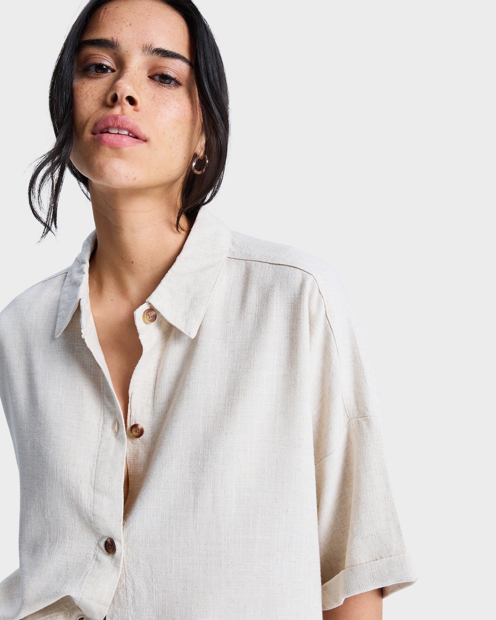 Womens Beachy Short Sleeve Shirt - Image 4