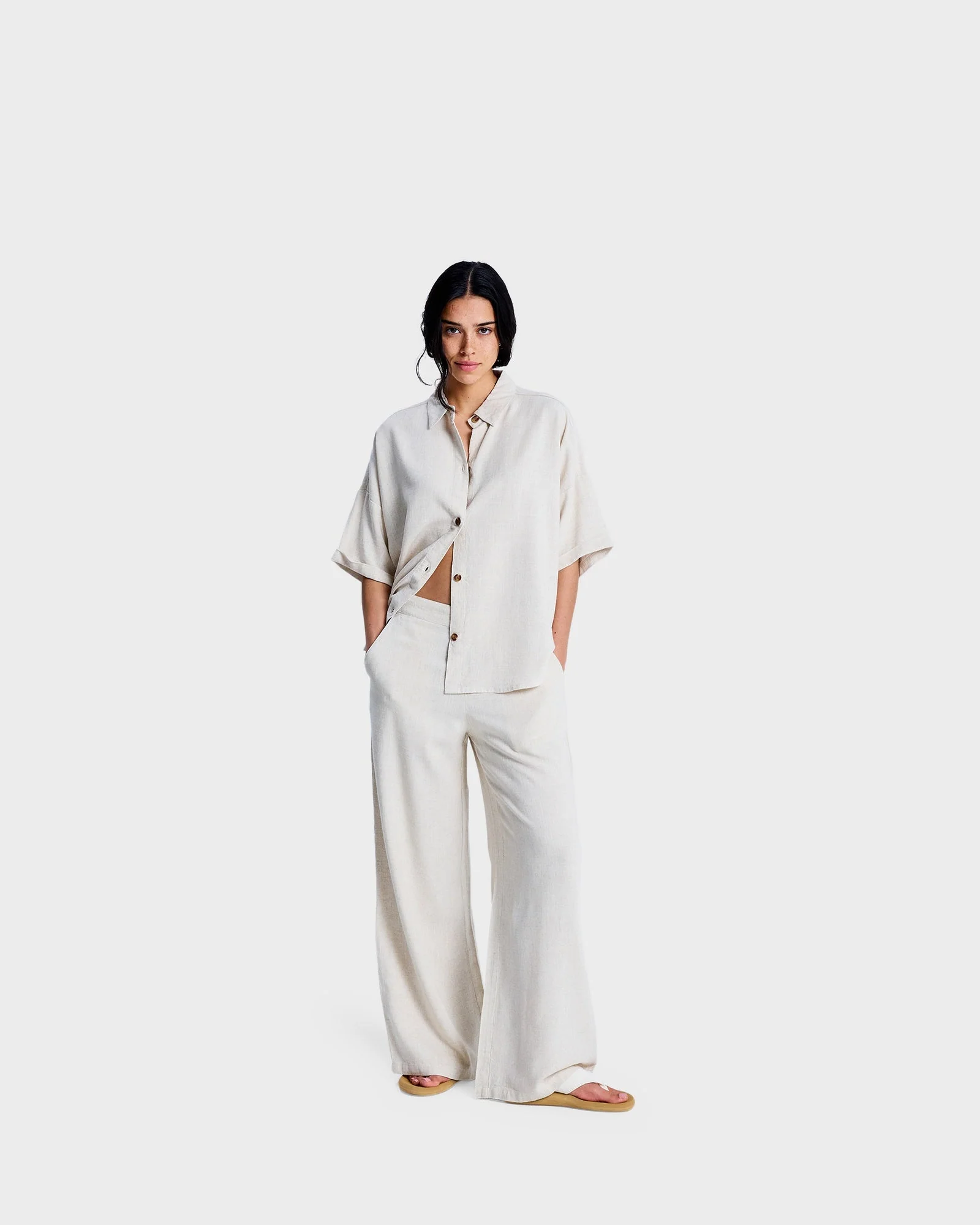Womens Beachy Short Sleeve Shirt - Image 6