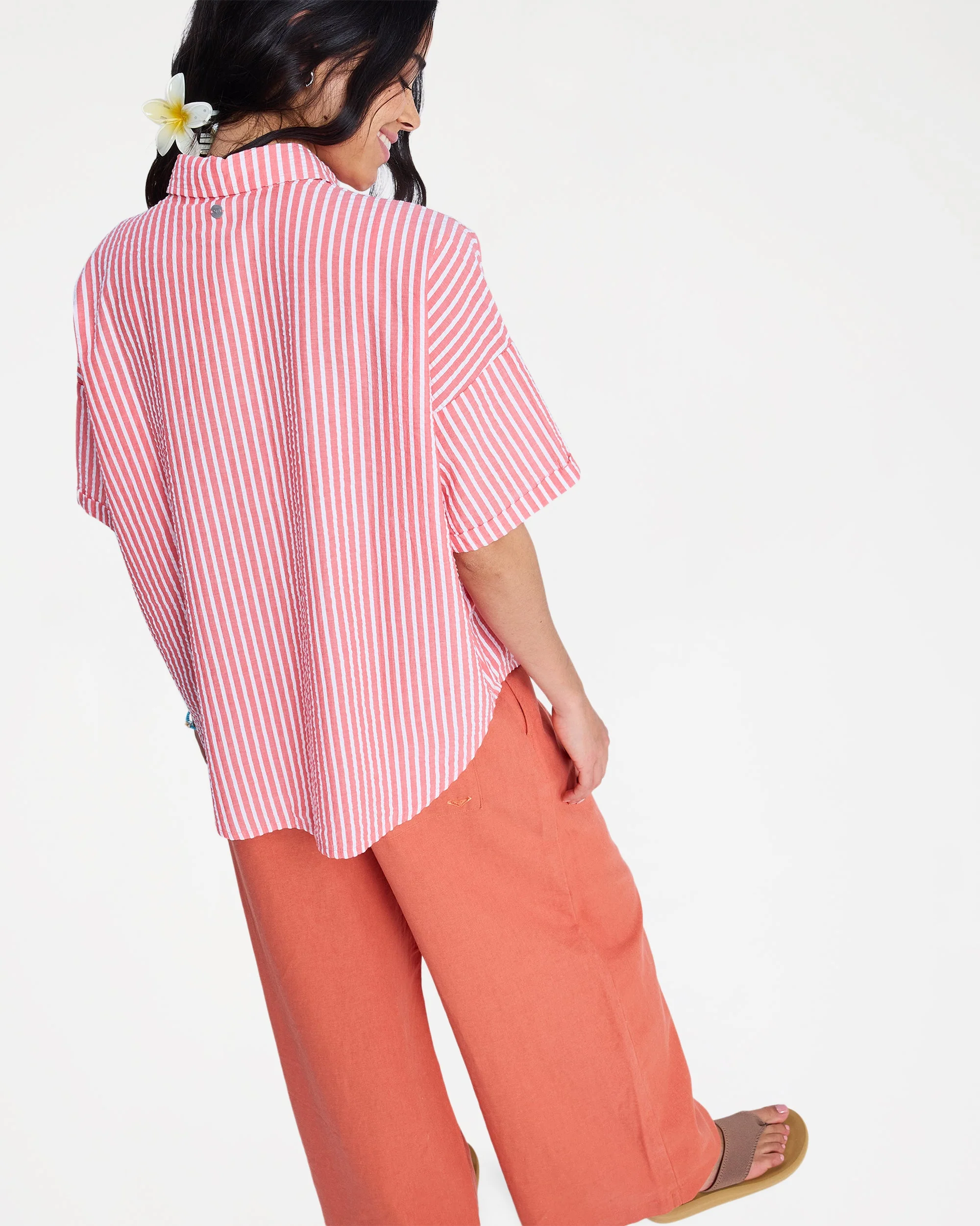 Womens Beachy Short Sleeve Shirt - Image 3
