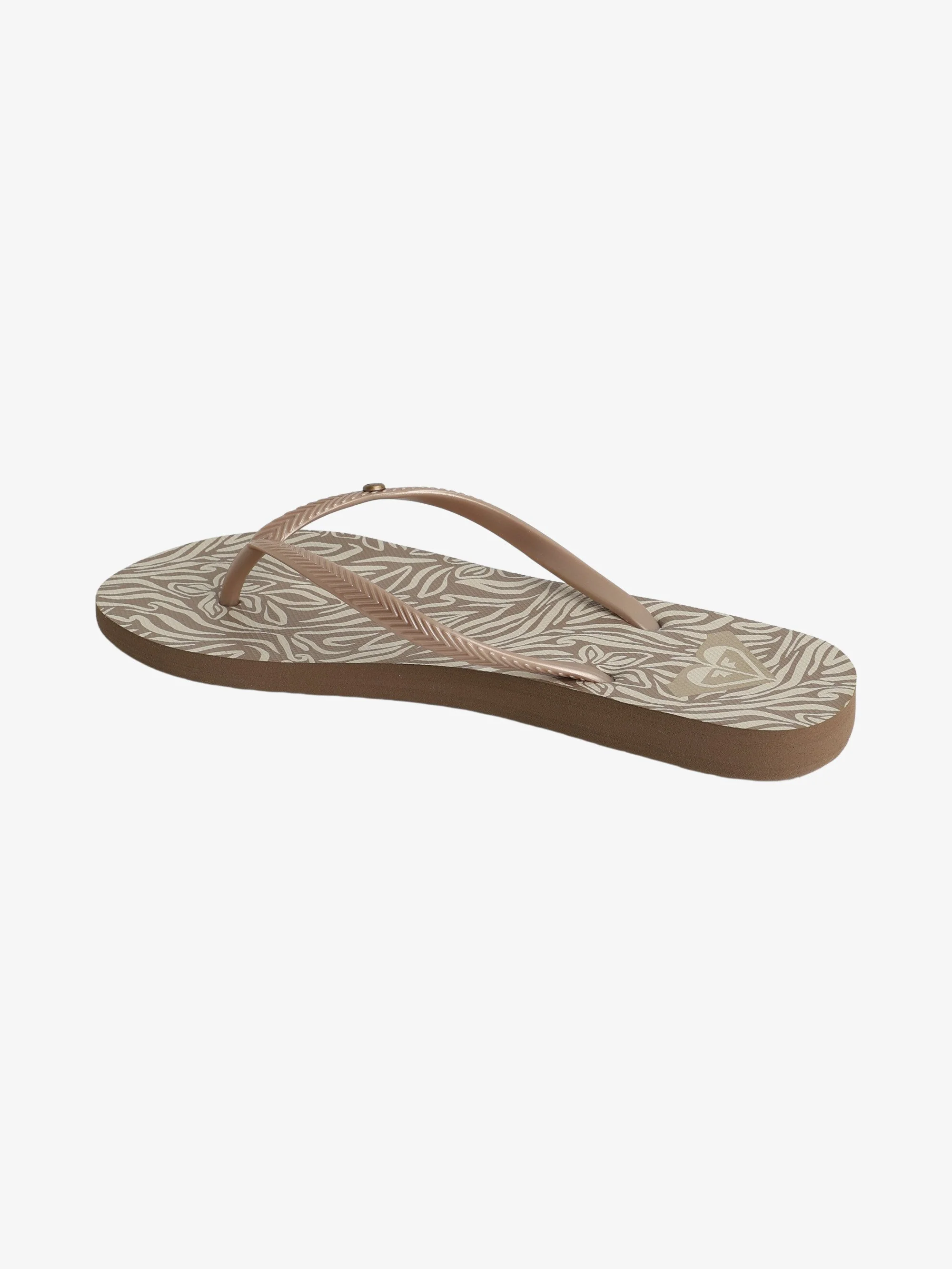 Womens Bermuda Print Thongs - Image 4