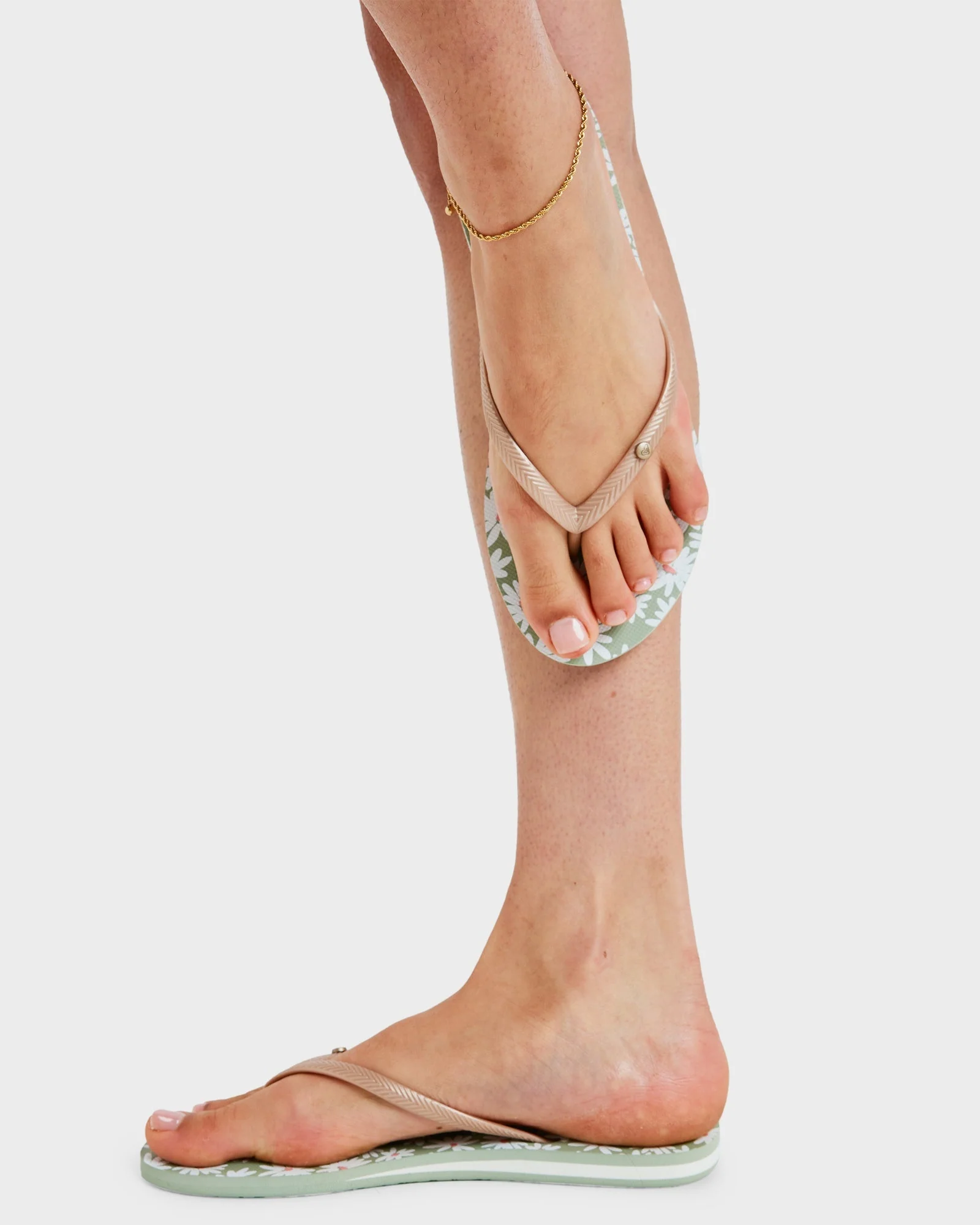 Womens Bermuda Print Thongs - Image 5