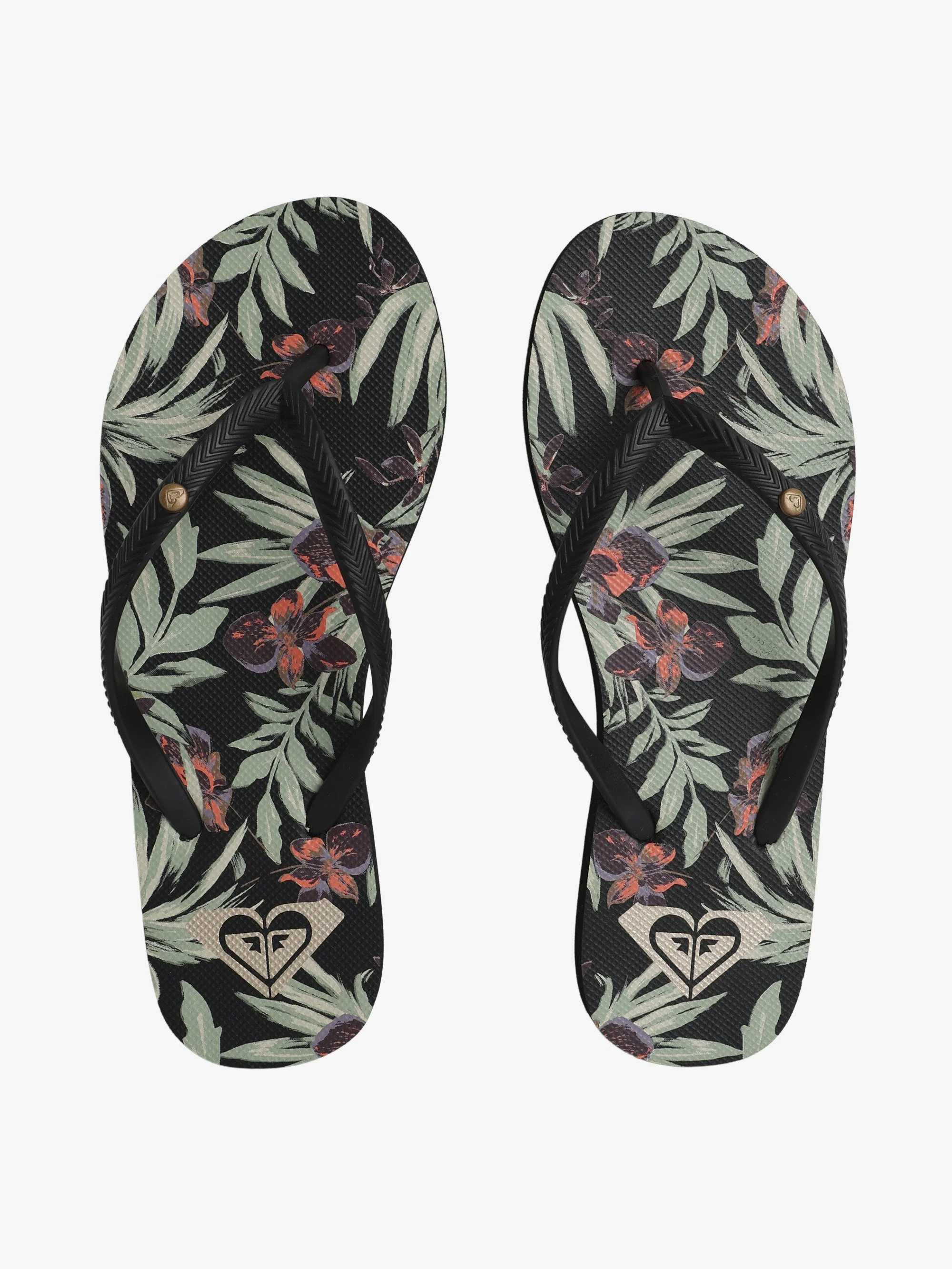Womens Bermuda Print Thongs - Image 2