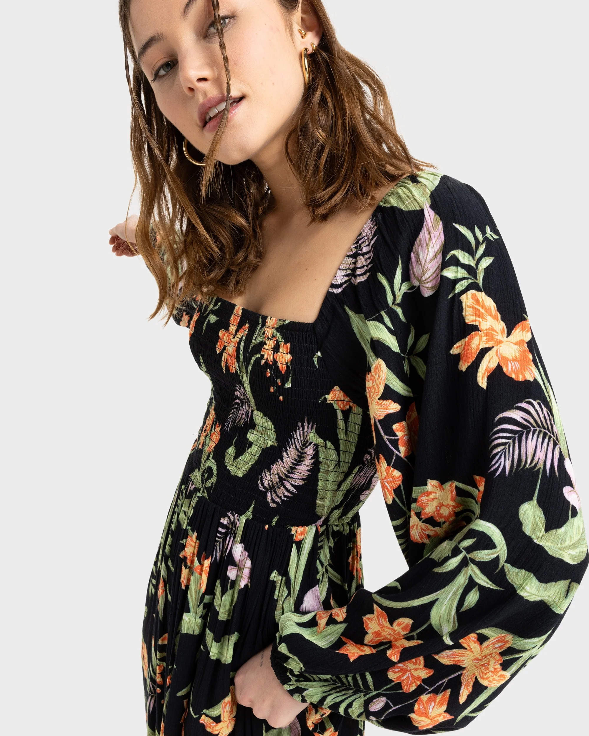 Womens Black Sands Dress - Image 4