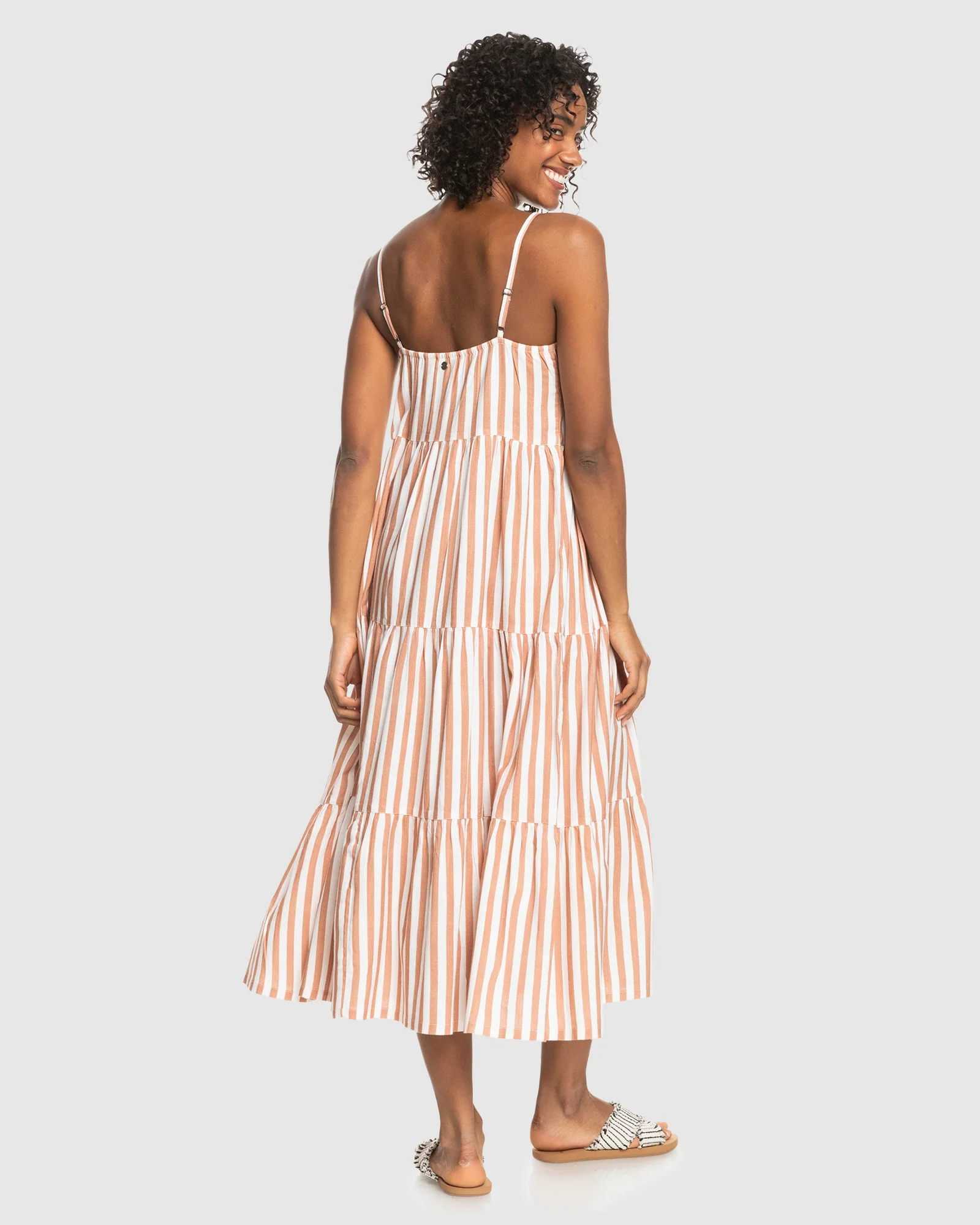 Womens Bleach Days Stripe Dress - Image 3