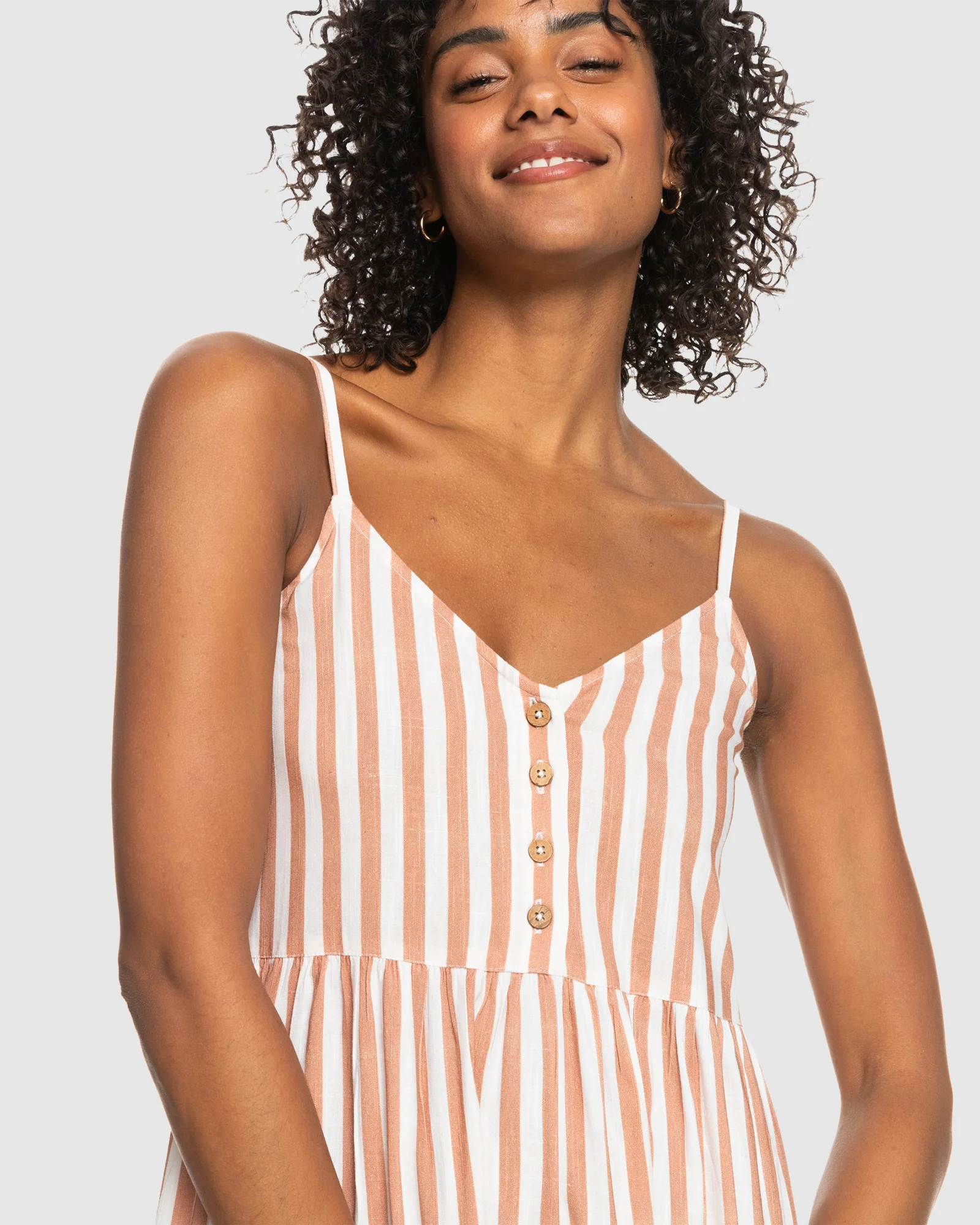 Womens Bleach Days Stripe Dress - Image 4