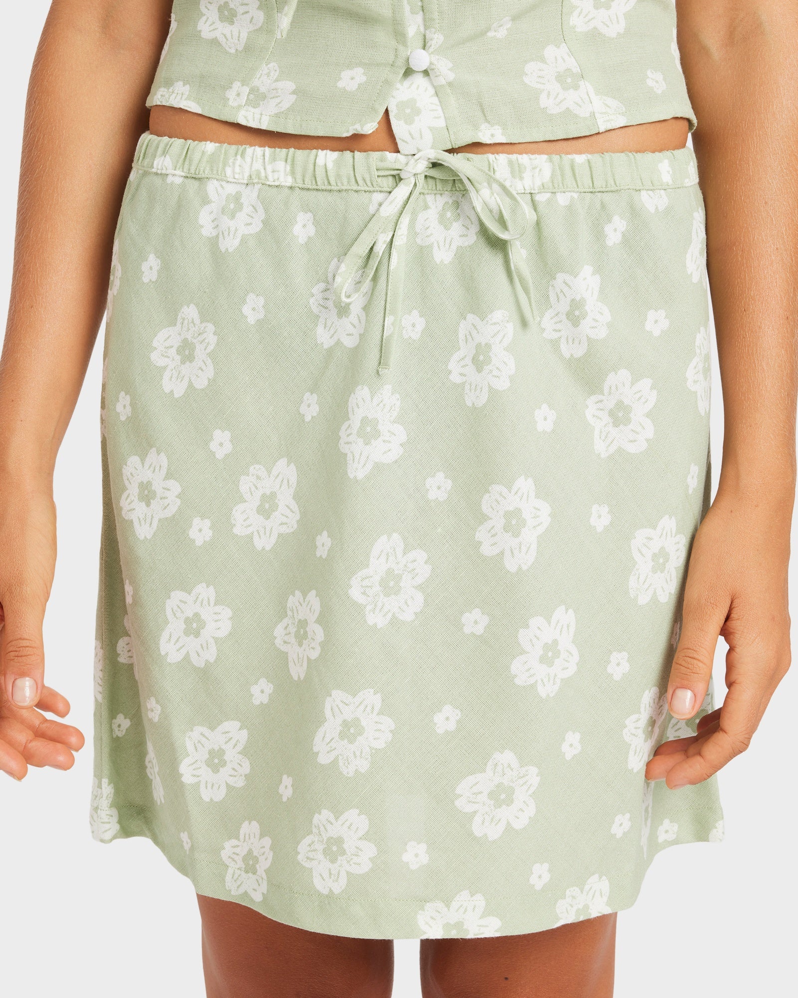 Womens Blossom Bias Mini Skirt - Image 3