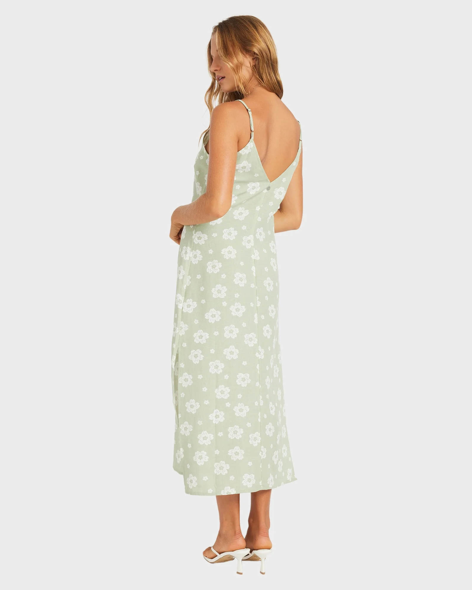 Womens Blossom Slip Midi Dress - Image 3