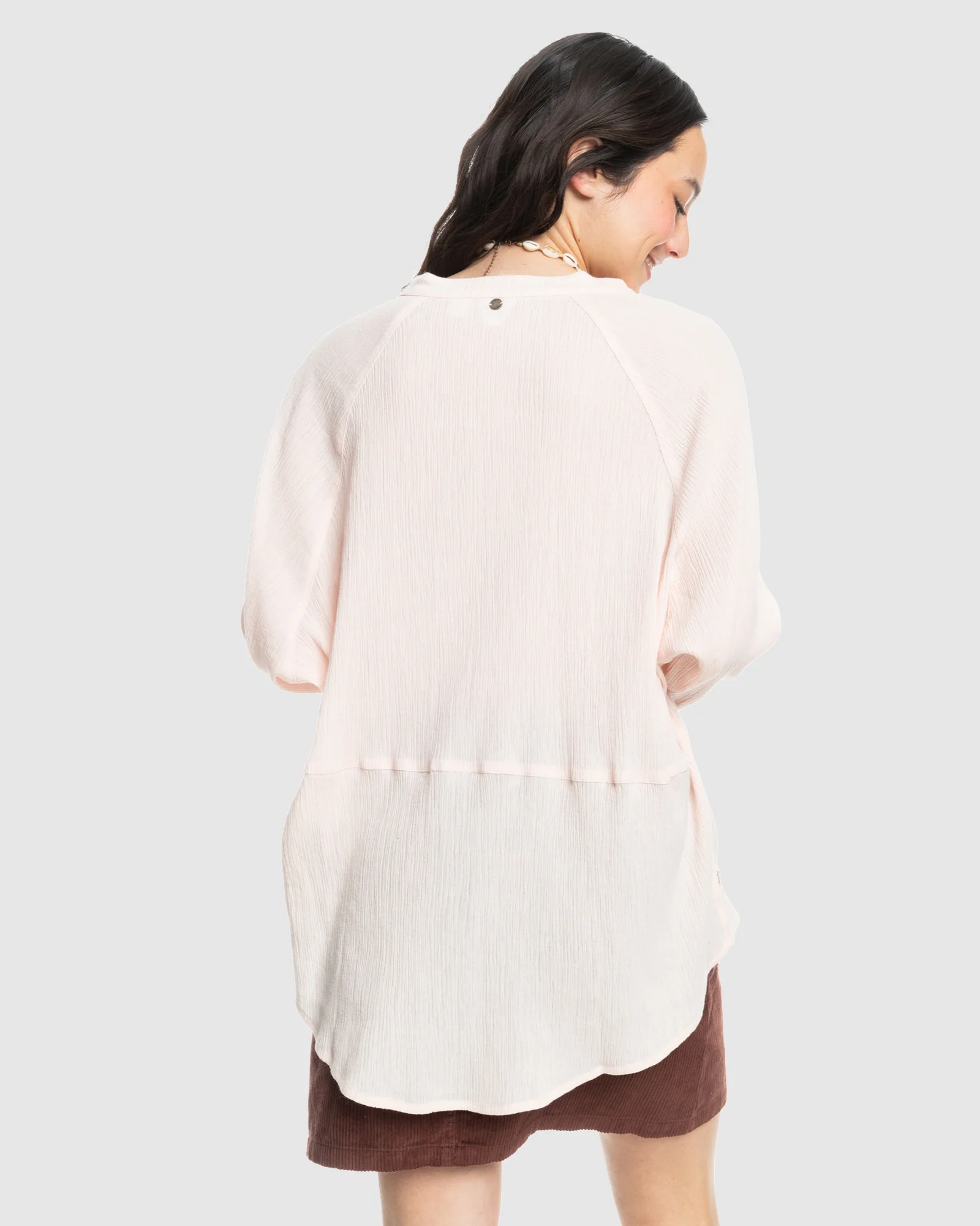 Womens Blue Morning Shirt - Image 3