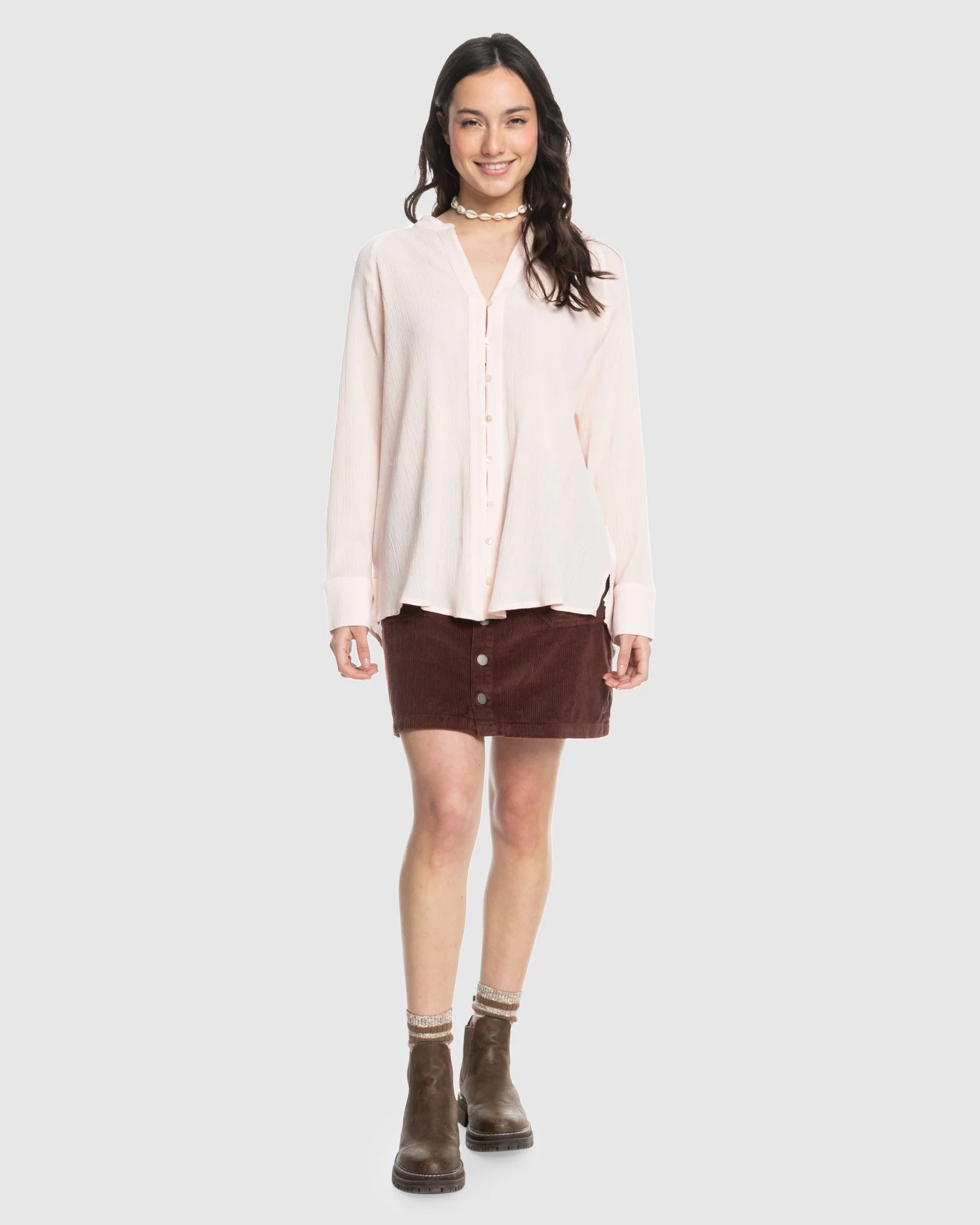 Womens Blue Morning Shirt - Image 5