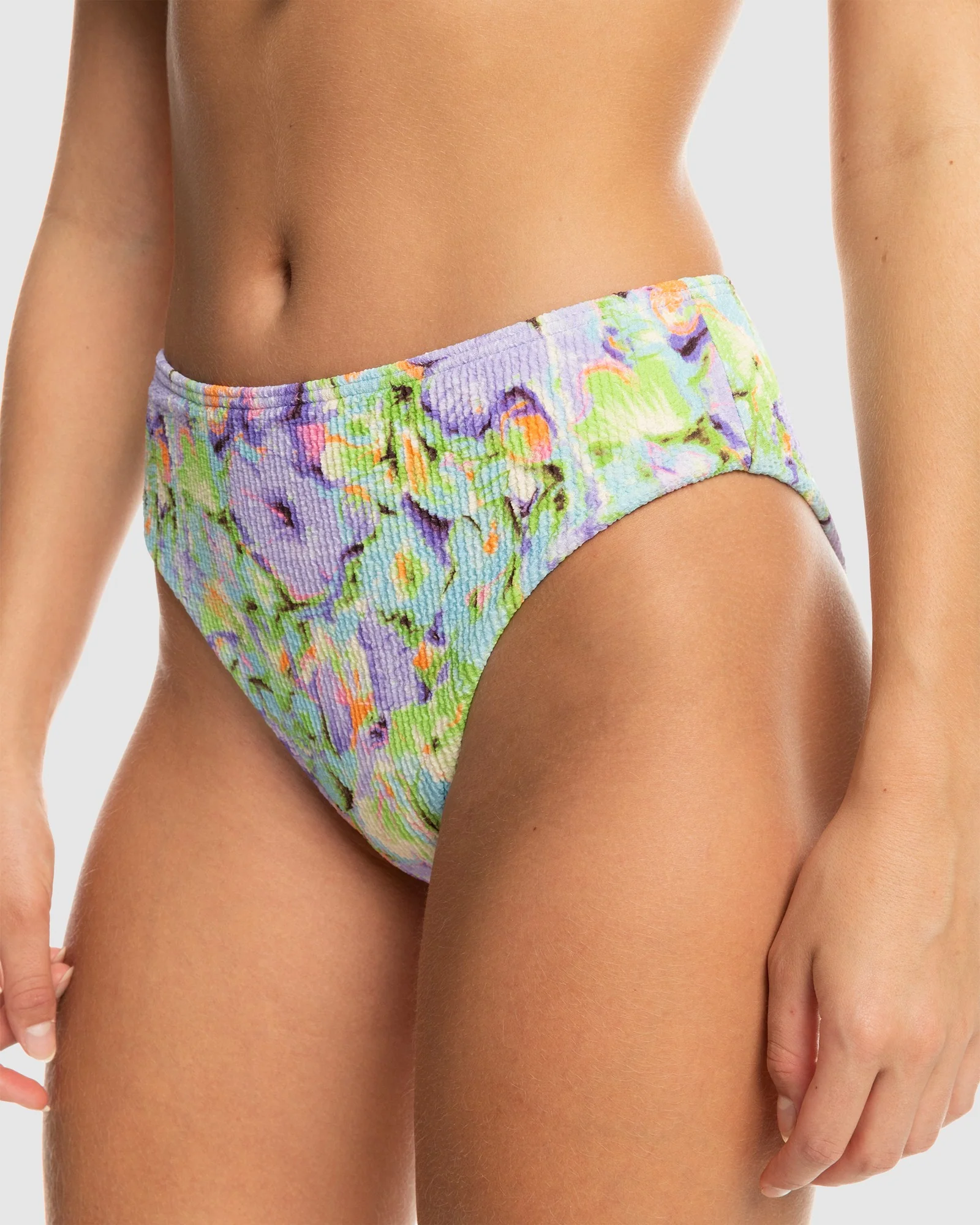 Womens Blumen High Leg Mid Waist Bikini Bottom - Image 4