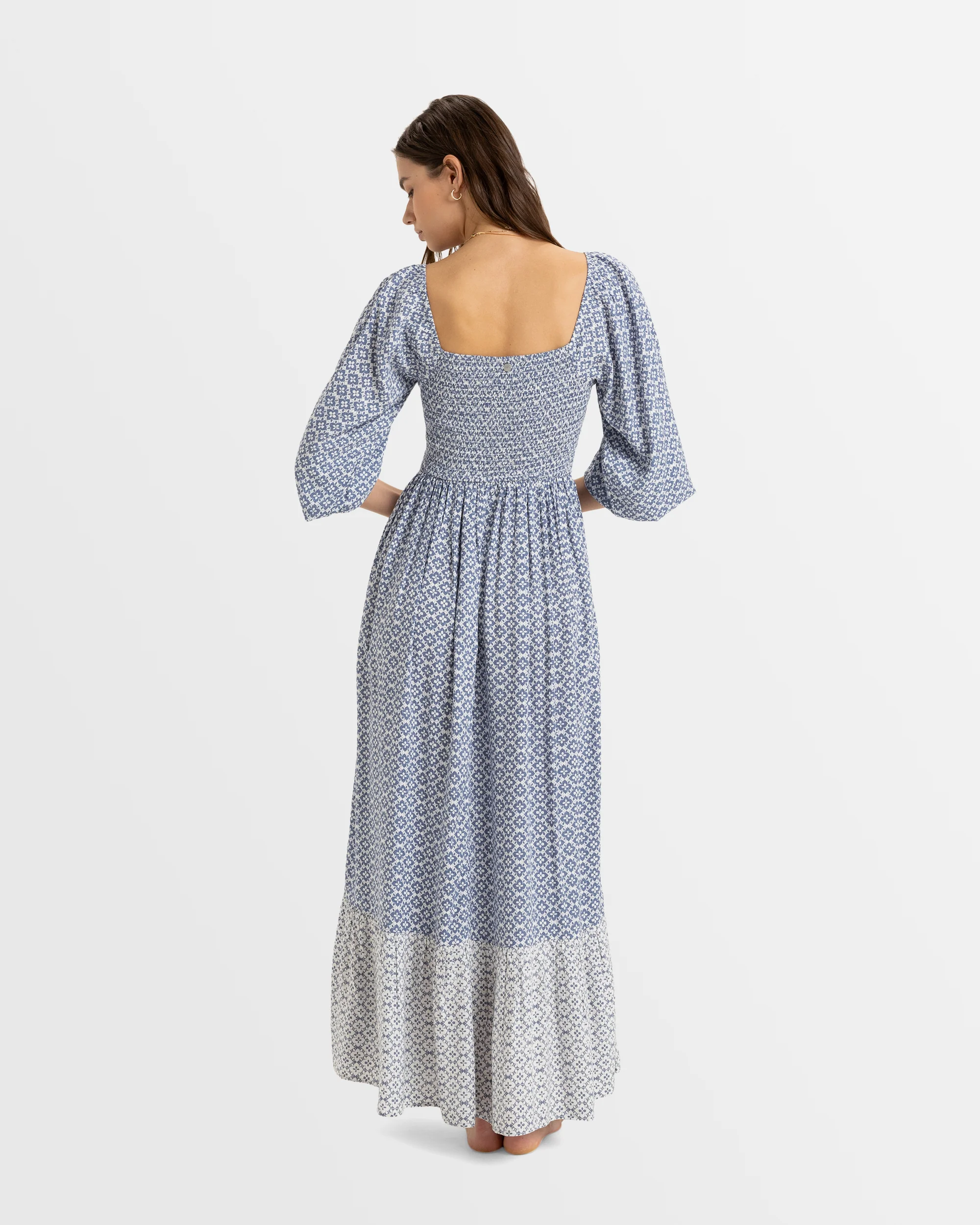 Womens Borderline Maxi Dress - Image 3