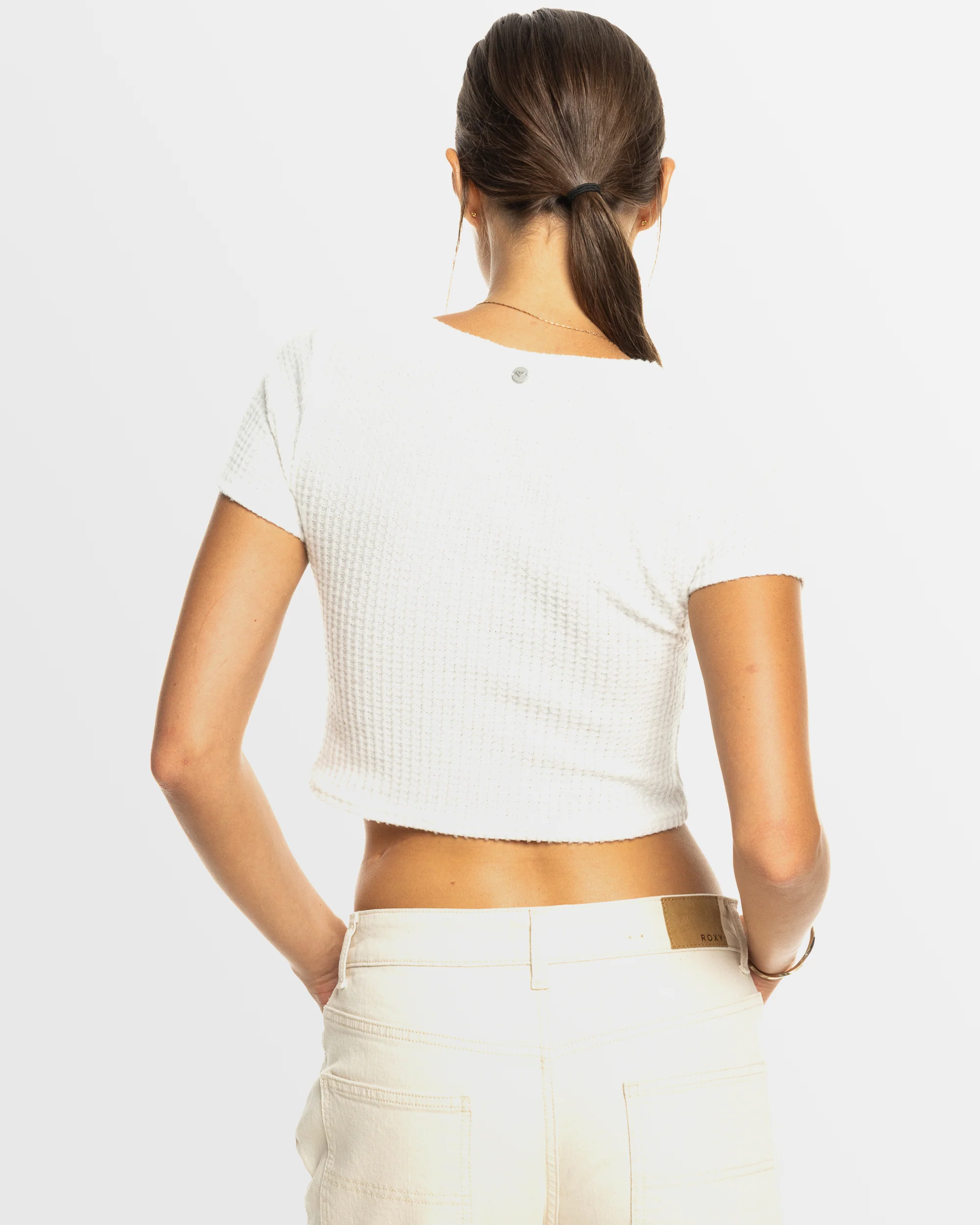 Womens Born With It Cropped Top - Image 3