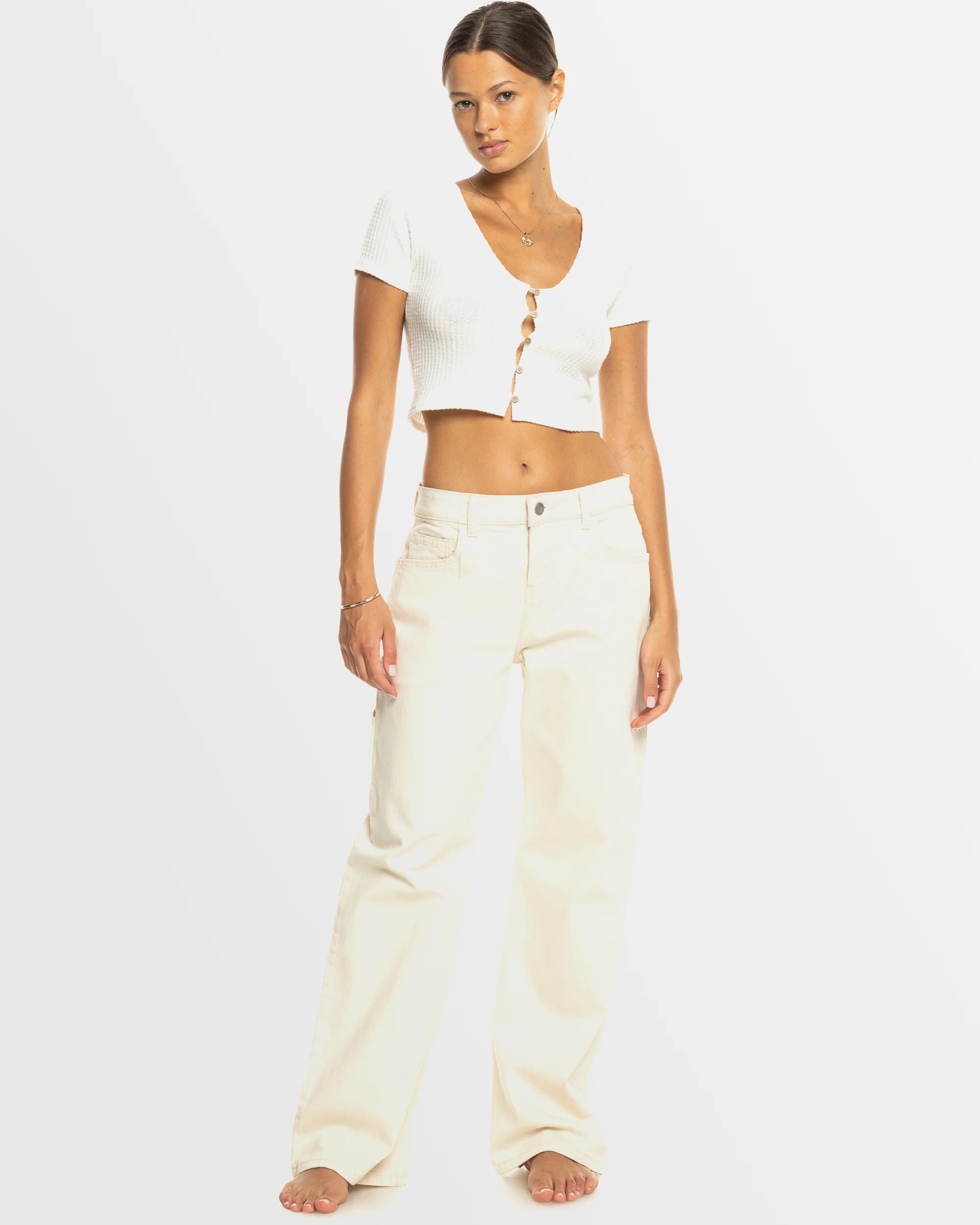 Womens Born With It Cropped Top - Image 4