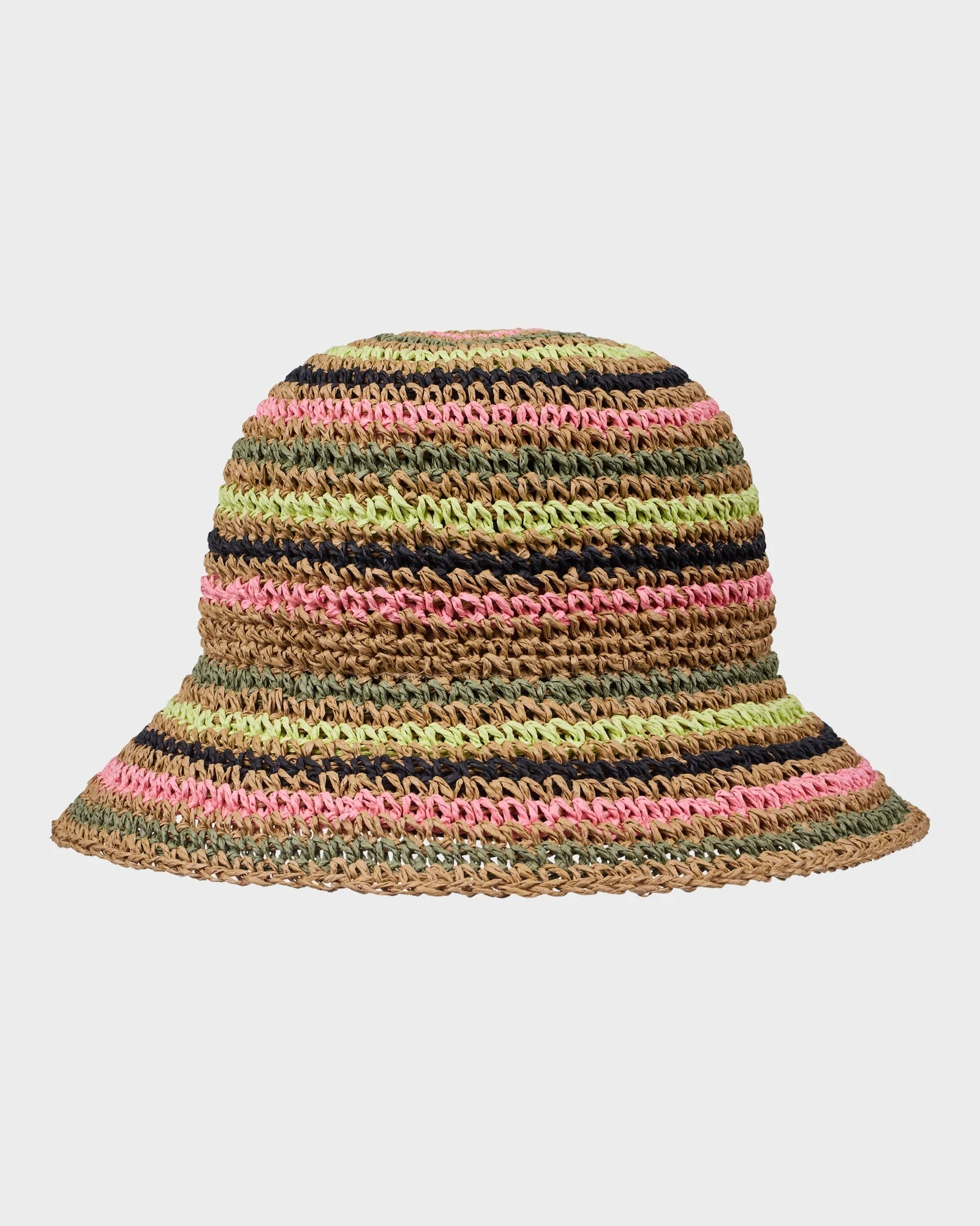 Womens Candied Peacy Bucket Hat - Image 3