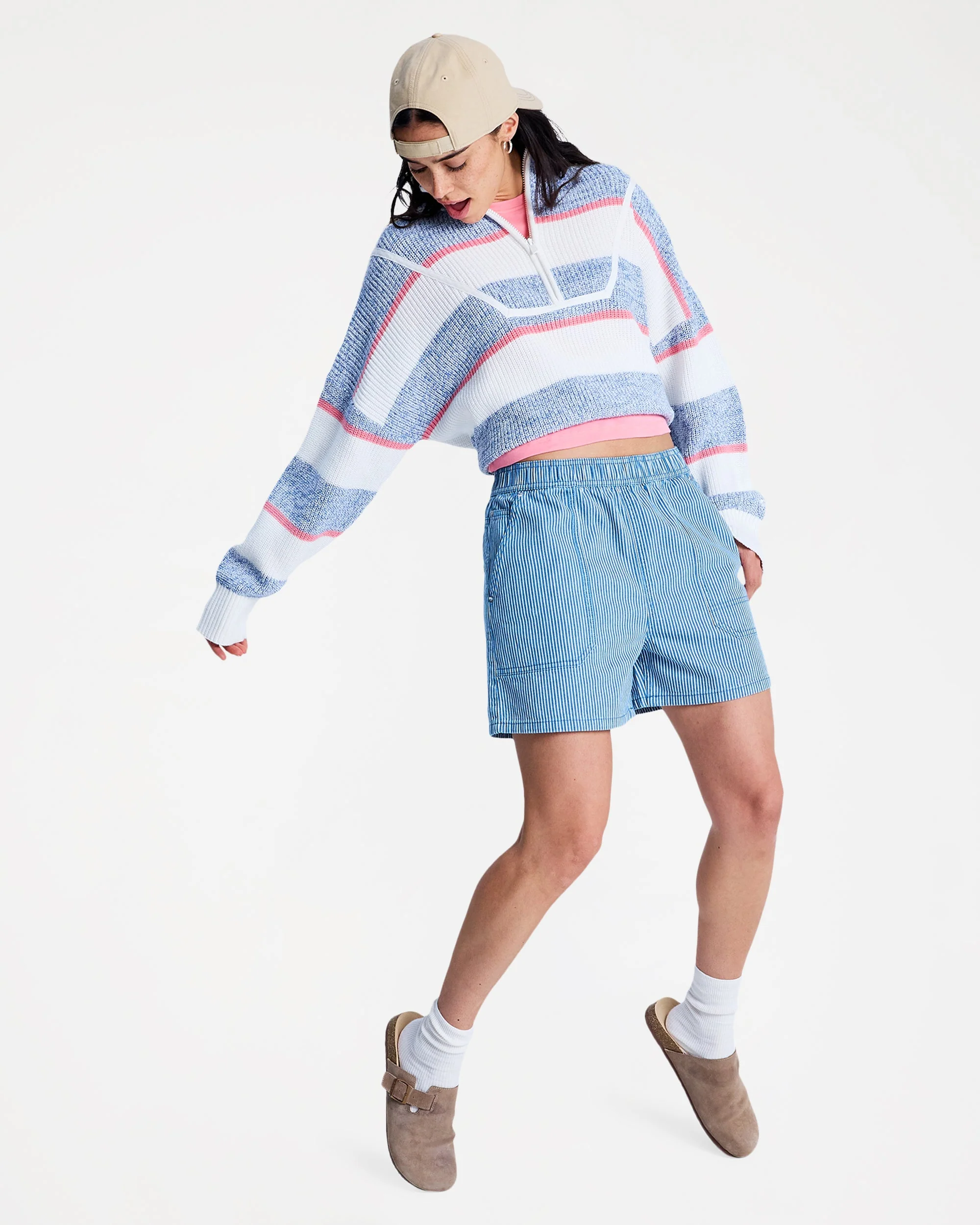 Womens Carver Half Zip Cardigan - Image 3