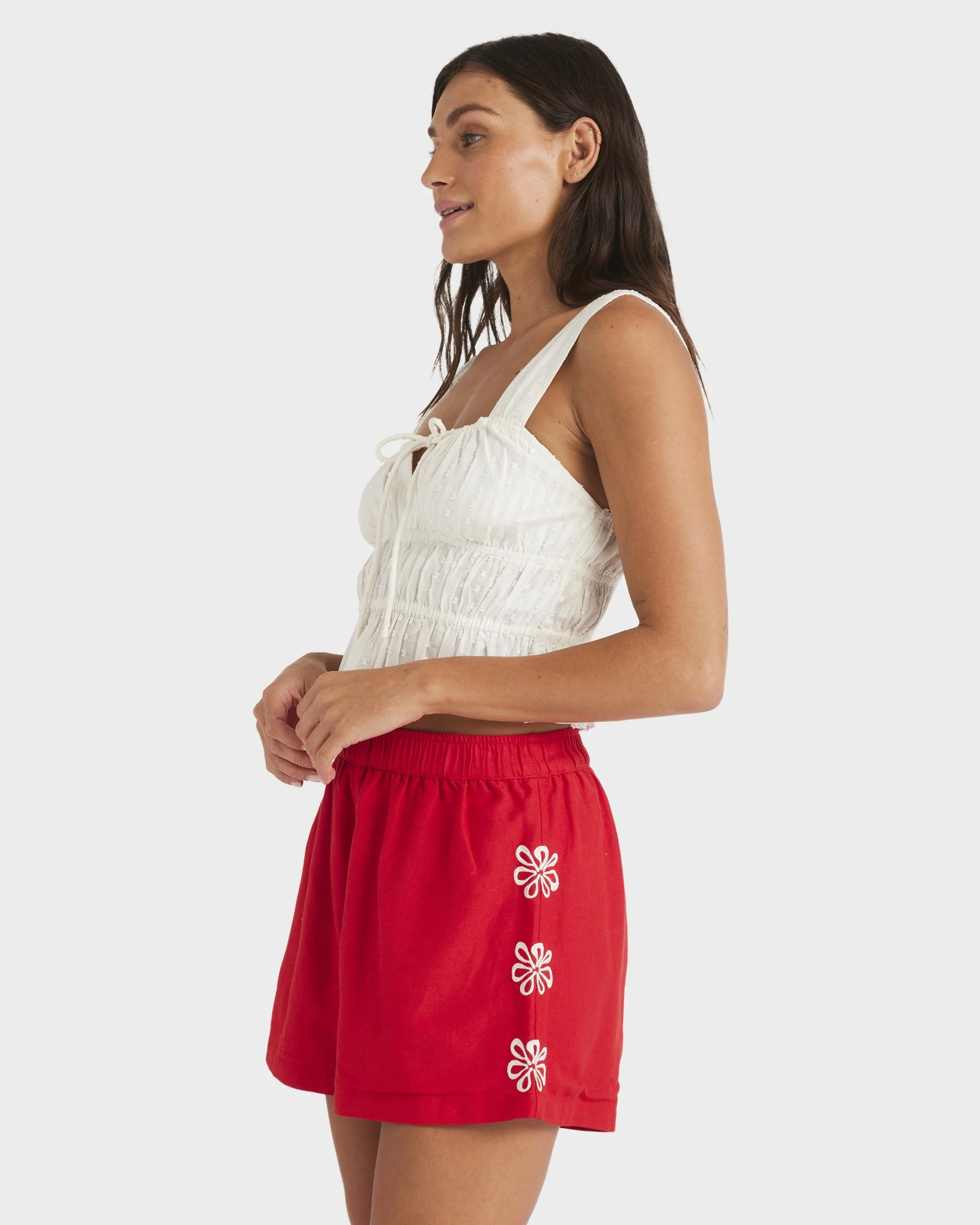 Womens Chase Elastic Waist Shorts - Image 3