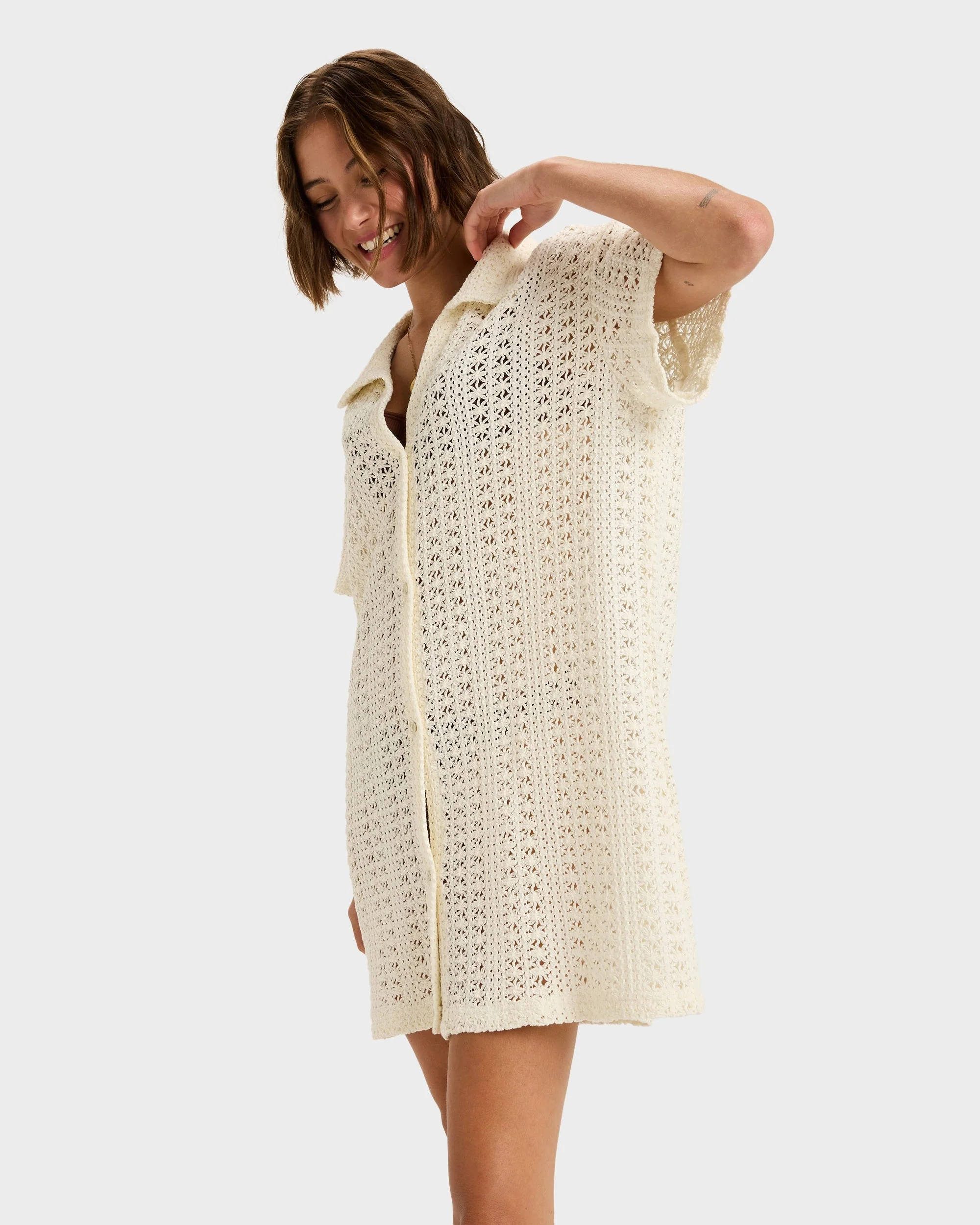 Womens Chasin Sunset Cover Up Shirt - Image 3