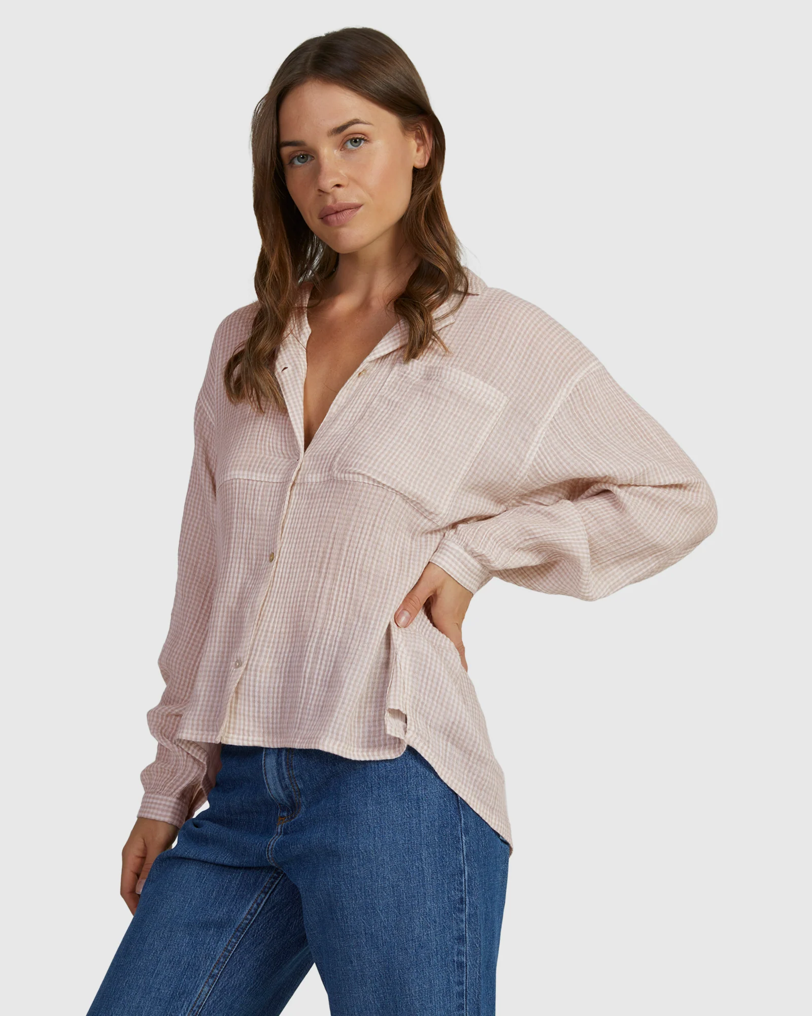 Womens Chasing Sun Days Long Sleeve Shirt - Image 2