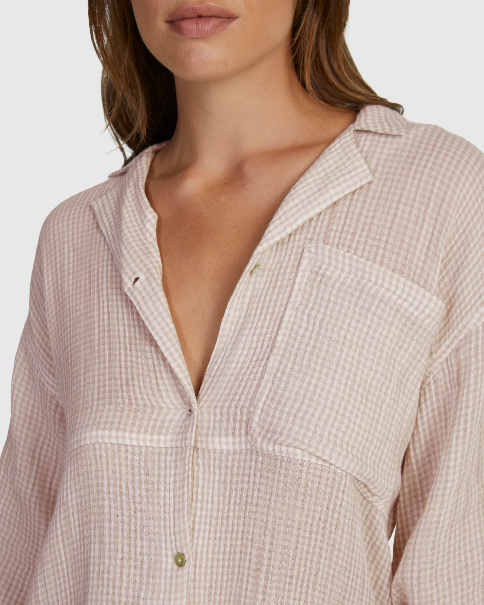 Womens Chasing Sun Days Long Sleeve Shirt - Image 4