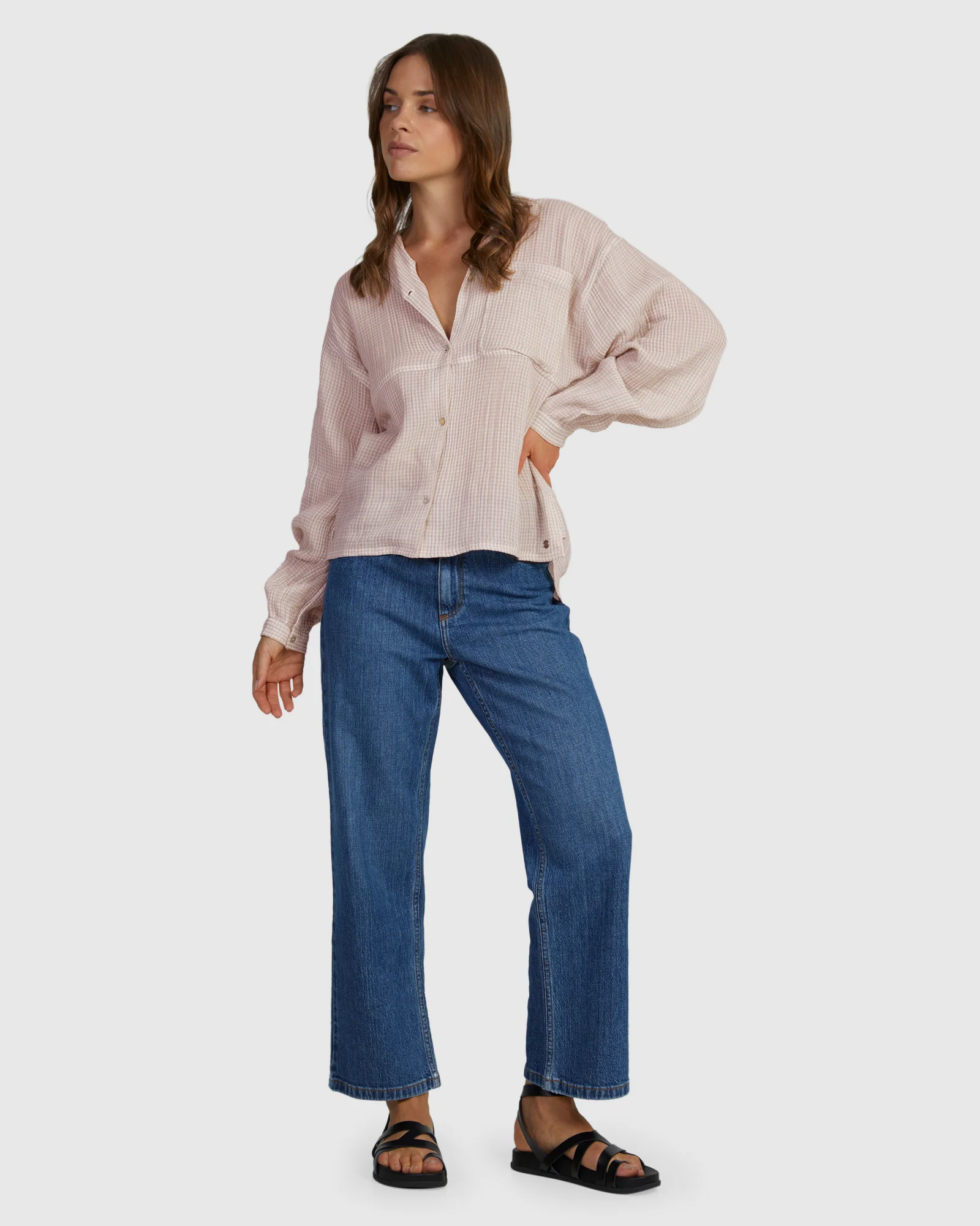 Womens Chasing Sun Days Long Sleeve Shirt - Image 5