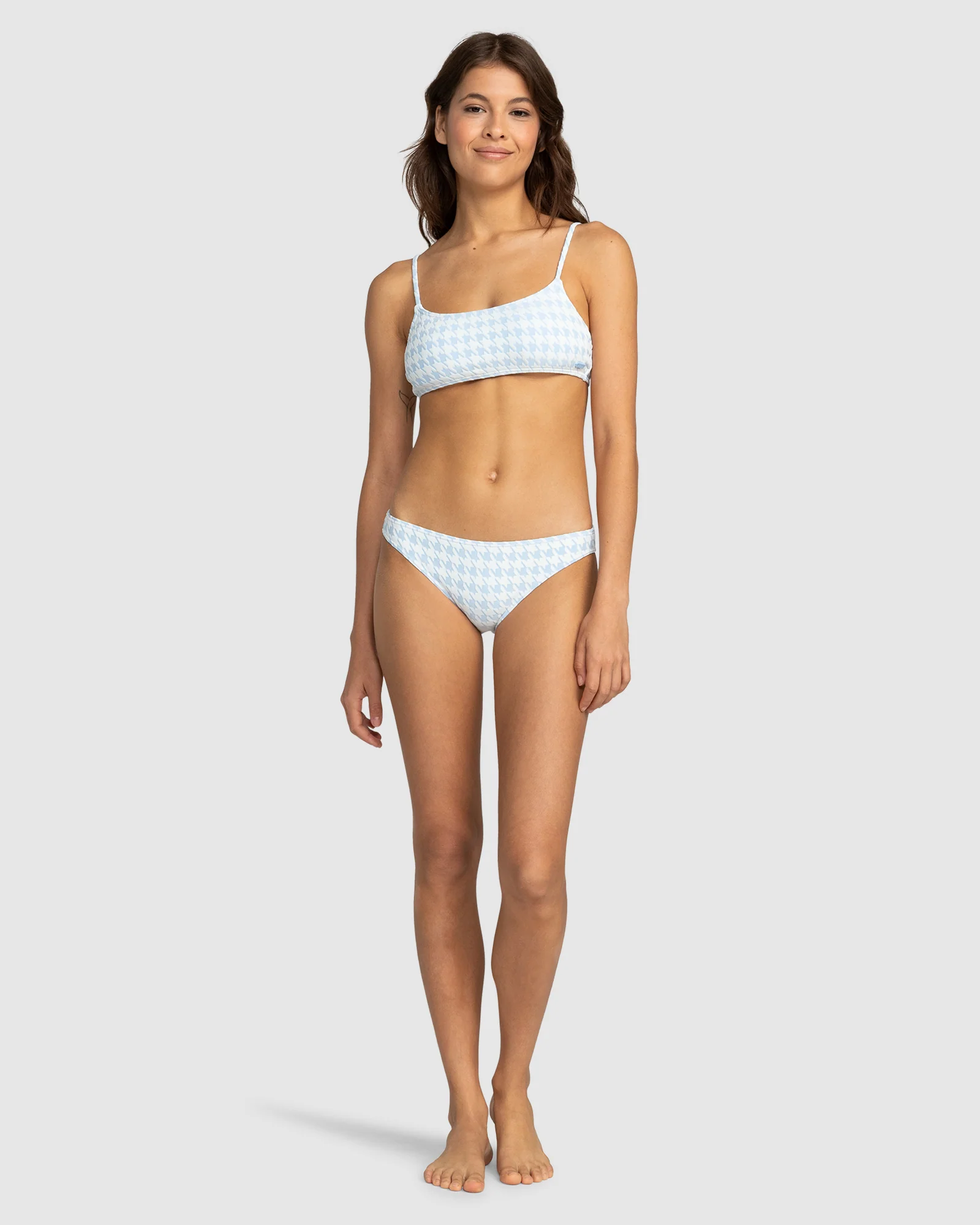 Womens Check It Bralette Bikini Top - Image 4