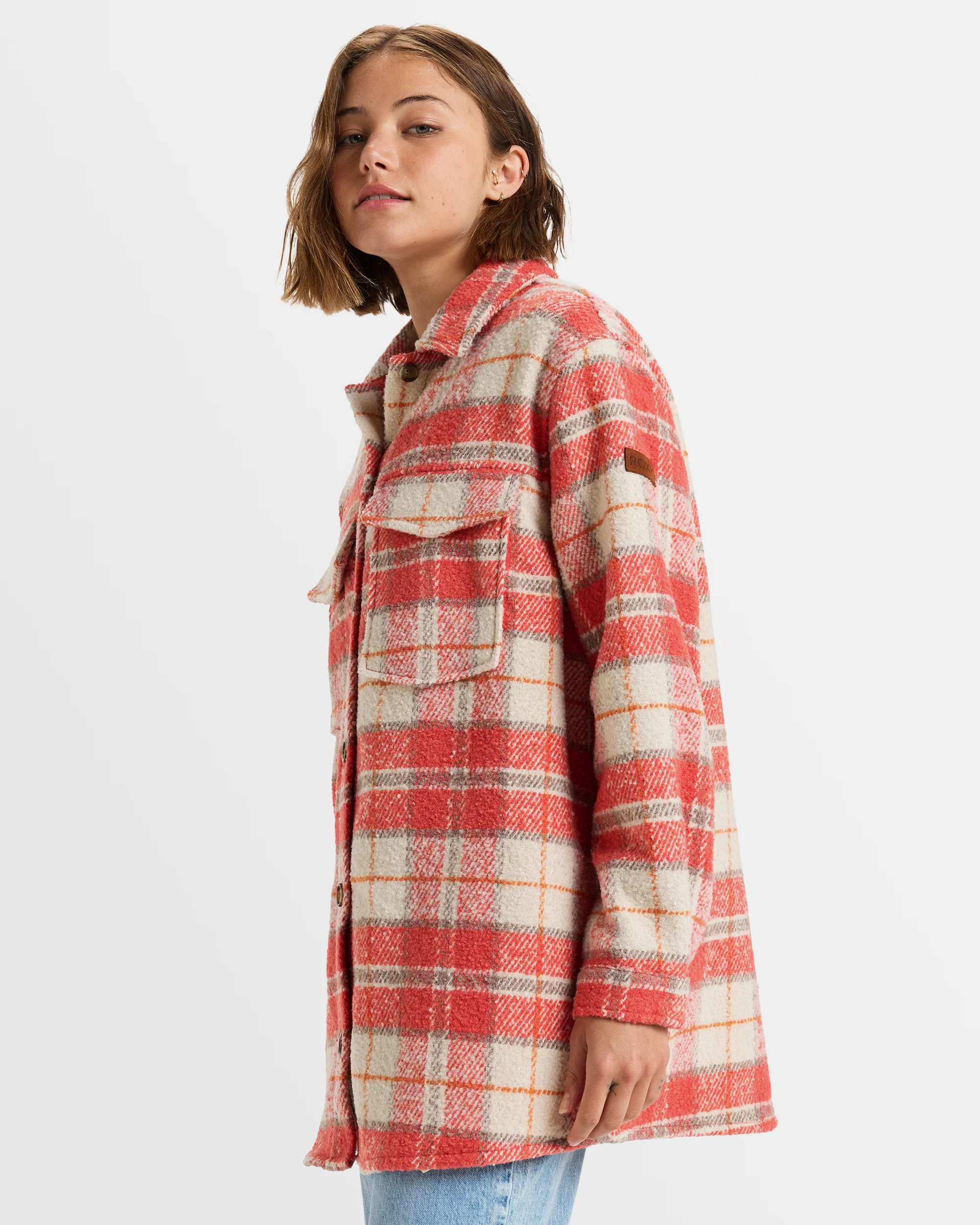 Womens Check The Swell Iiii Shacket - Image 2