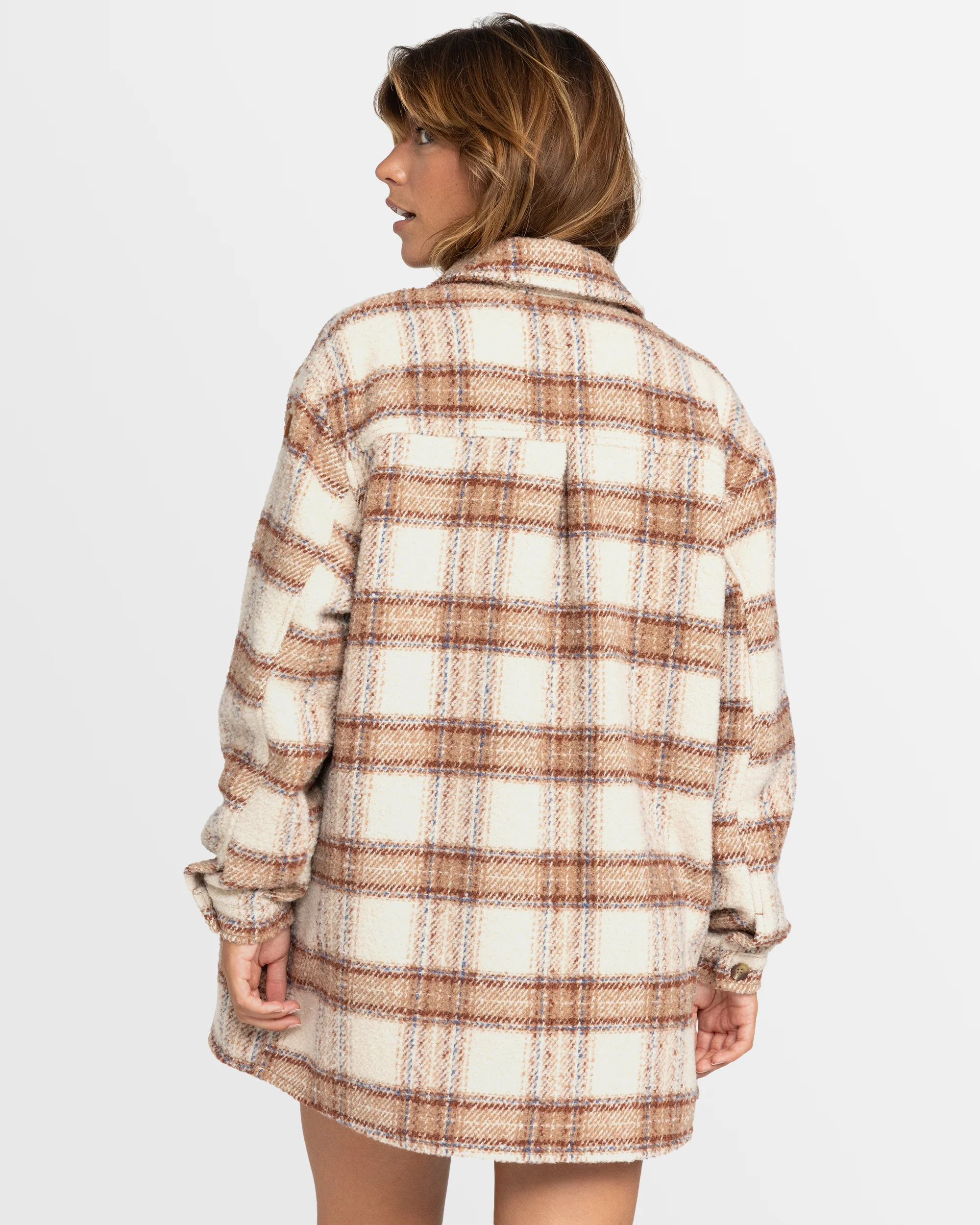 Womens Check The Swell Iiii Shacket - Image 3