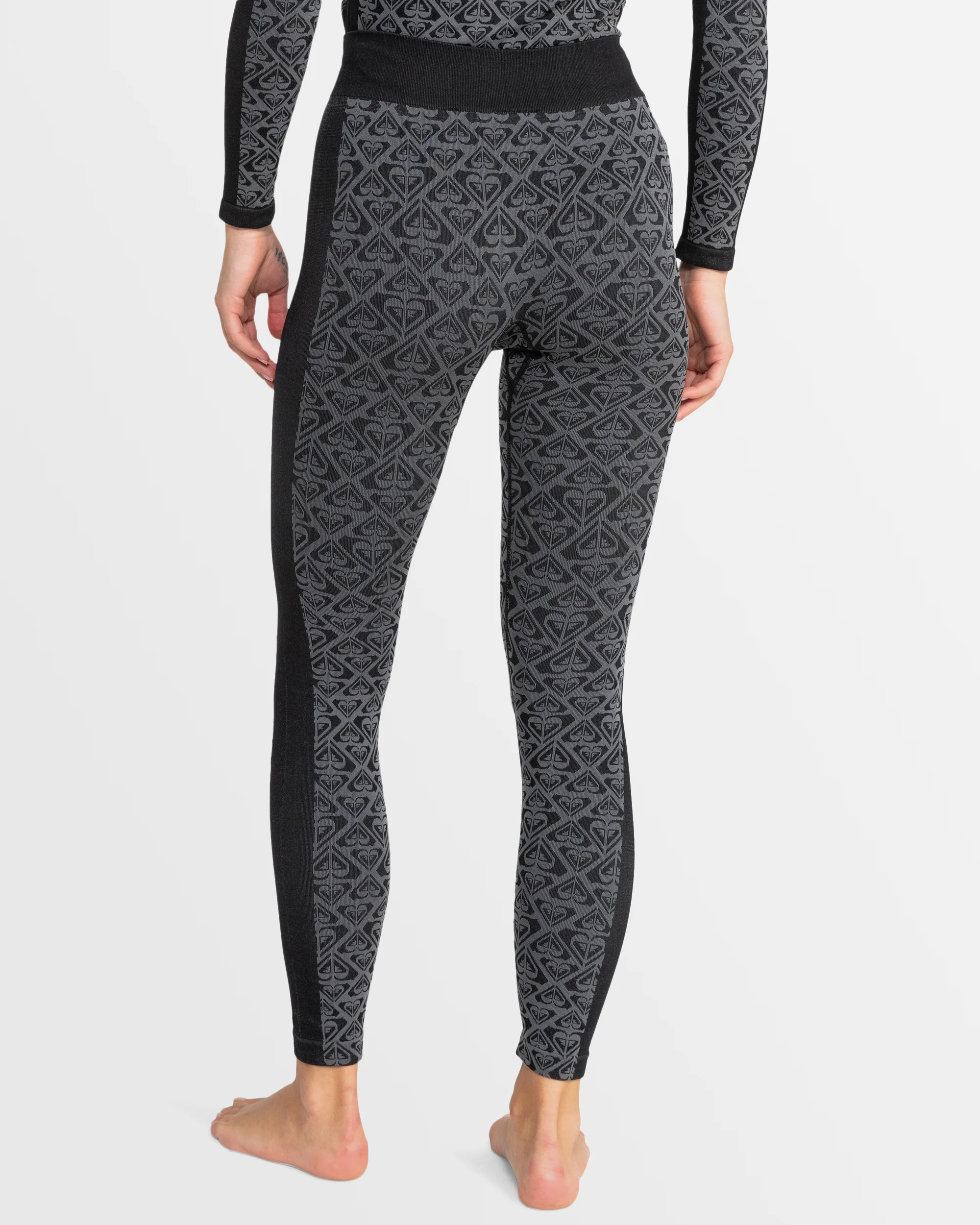 Womens Chill Out Seamless Heart Sport Leggings - Image 3